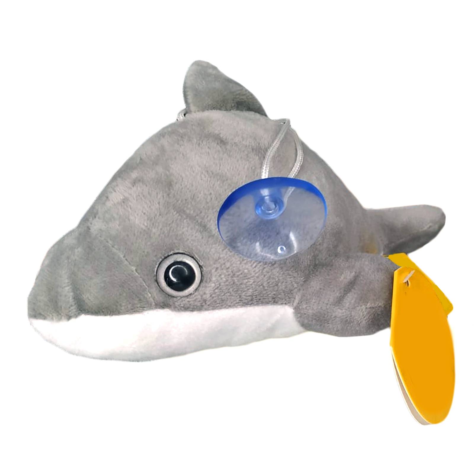 Peluche Delfin Gris con Chupón Juguete Adorable Esponjoso