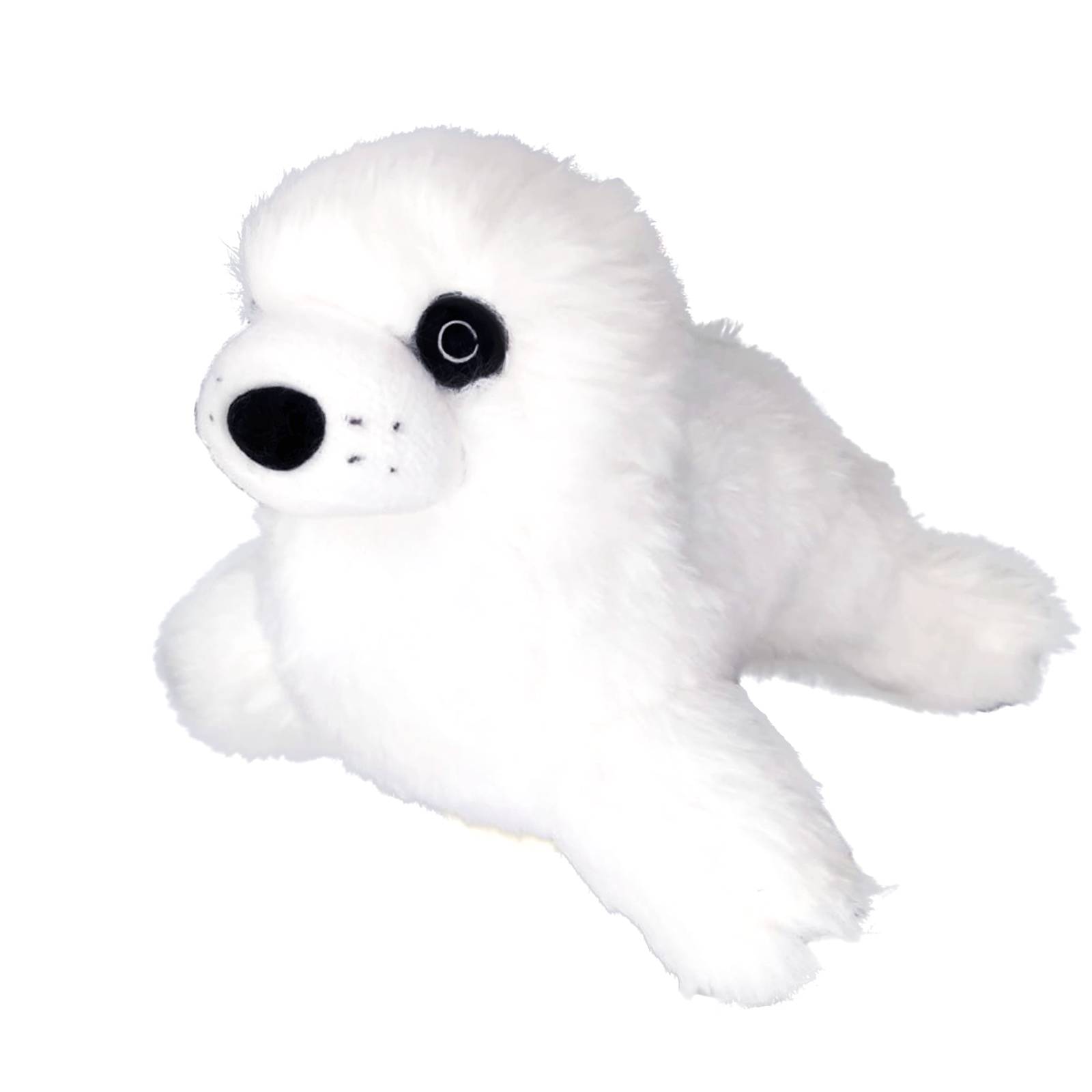 Peluche Foca Bebé Blanca Juguete Adorable Esponjosa
