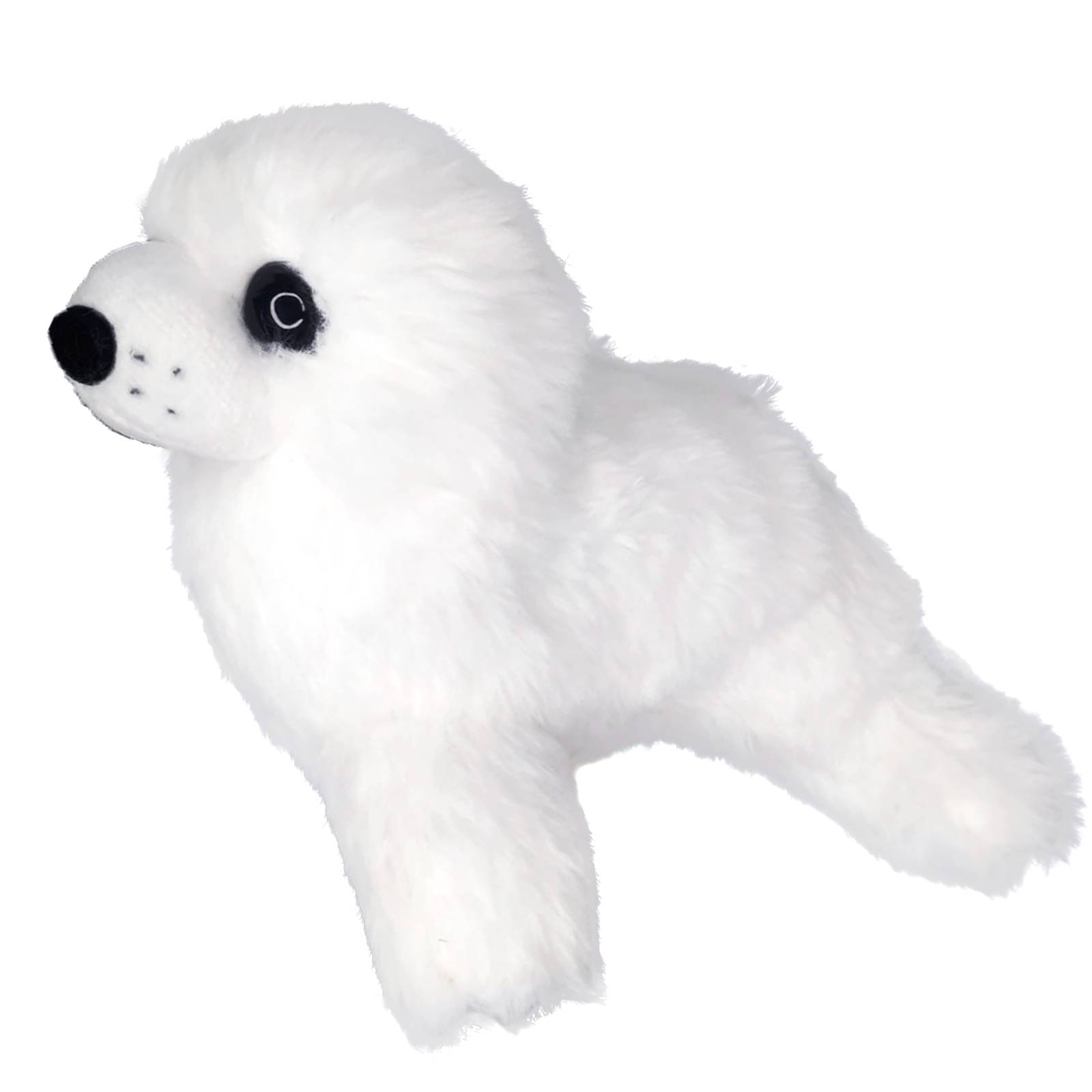Peluche Foca Bebé Blanca Juguete Adorable Esponjosa