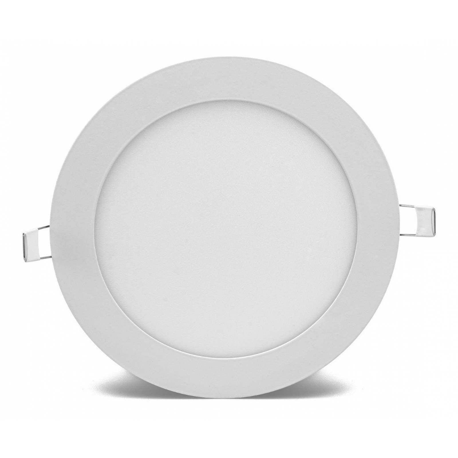 10 Pack Lampara Panel Led Slim Redondo 12w de Techo Empotrable Sula