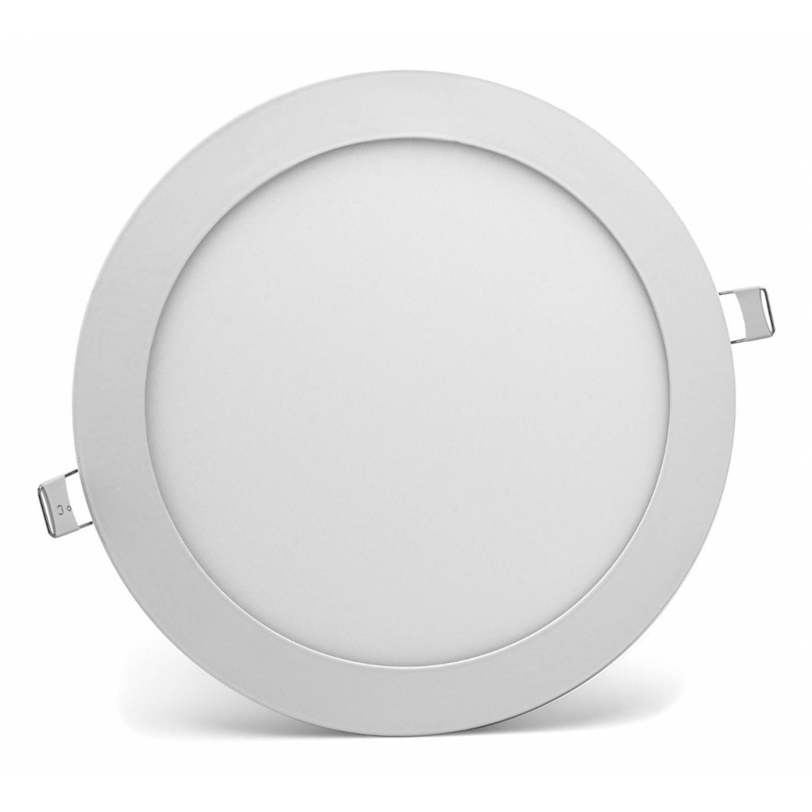 Lámpara Panel Led Slim Redondo 18w de Techo Empotrable Sula