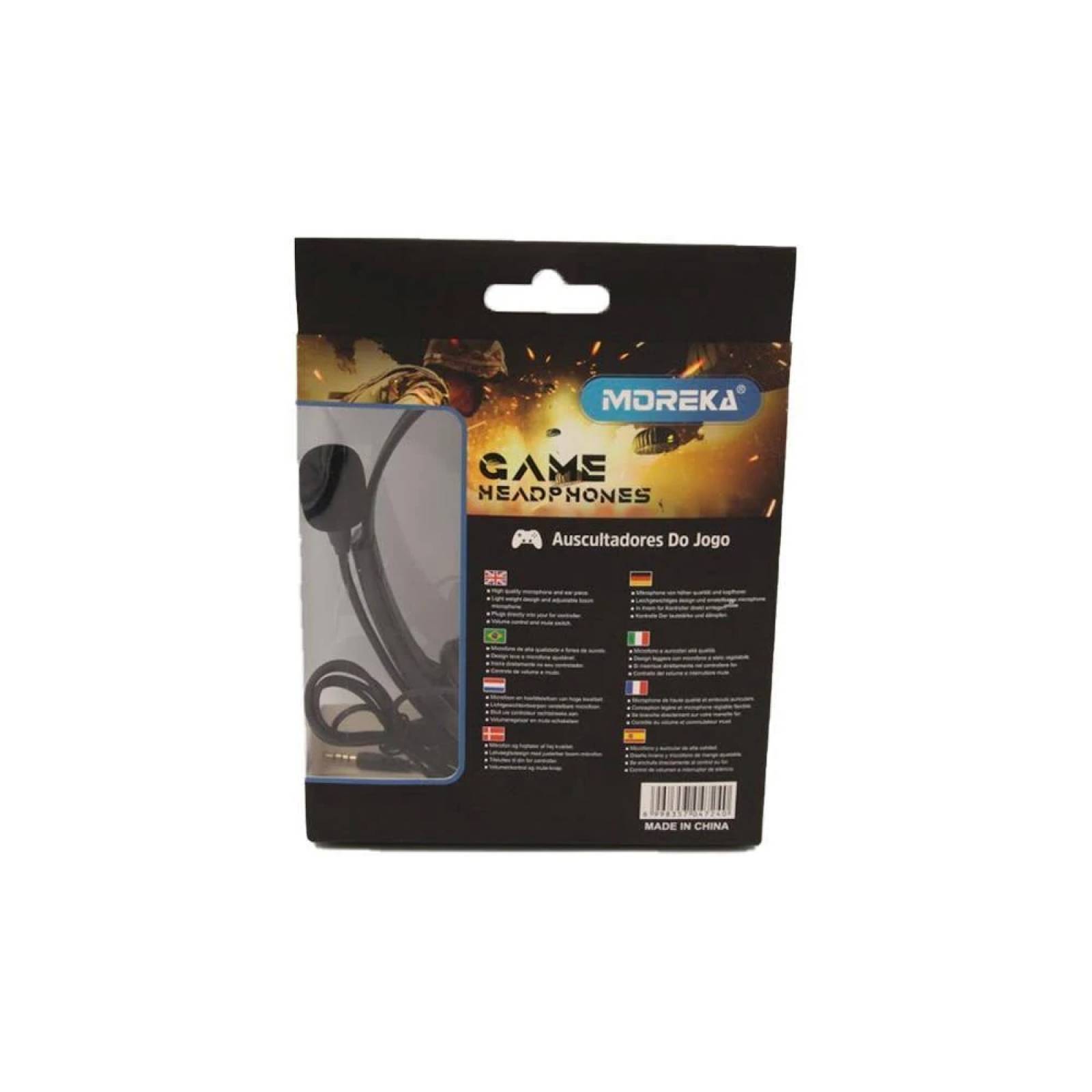 Diadema Gamer Moreka G10, Alámbricas  Manos Libres,  Microfono Flexible