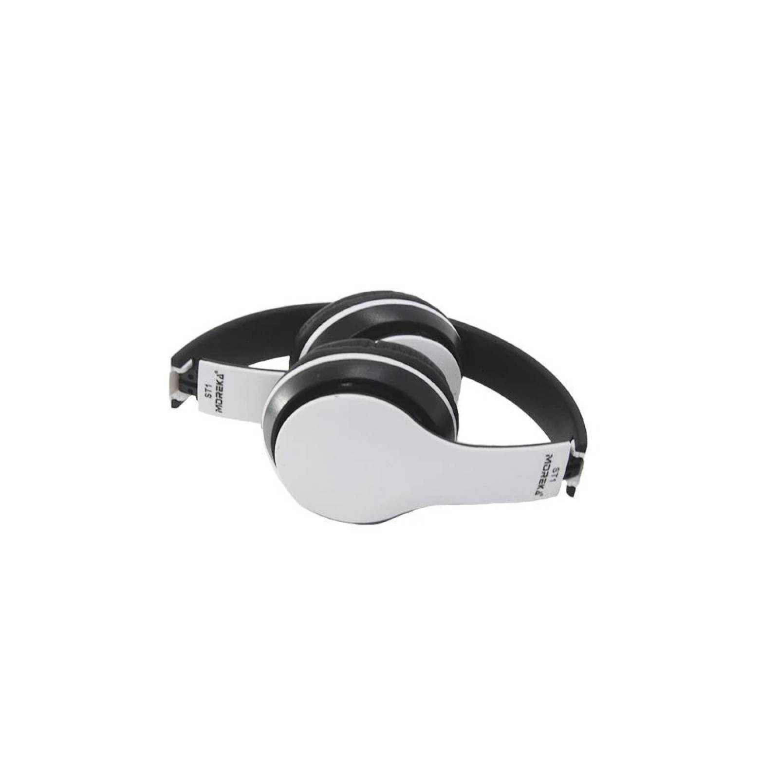 Audifonos Moreka ST-1, Inalámbricos, Diadema, Bluetooth,  Micro SD