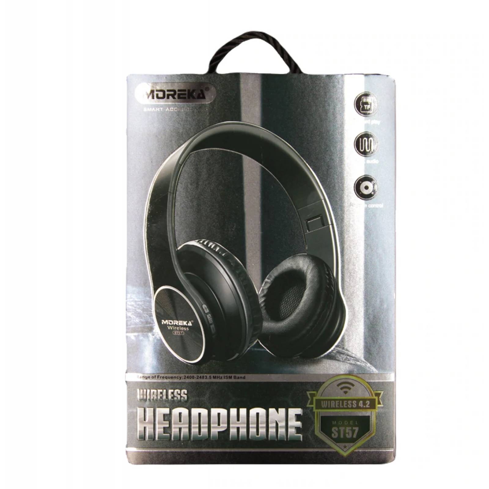 Diadema Moreka ST-57, Bluetooth, FM Radio, Manos Libres, Control Lateral