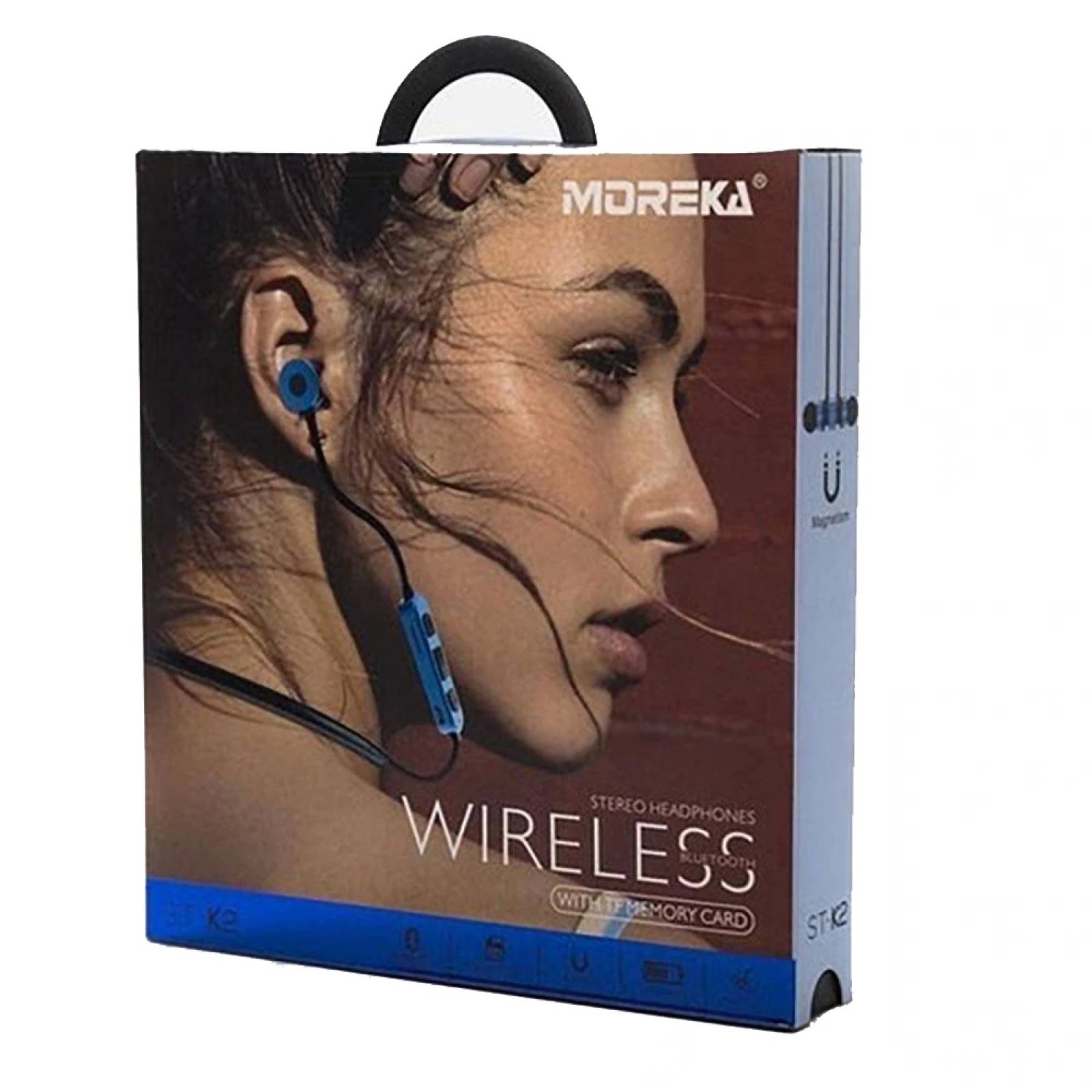Audifonos Moreka ST-K2, Inalámbricos  Con Iman