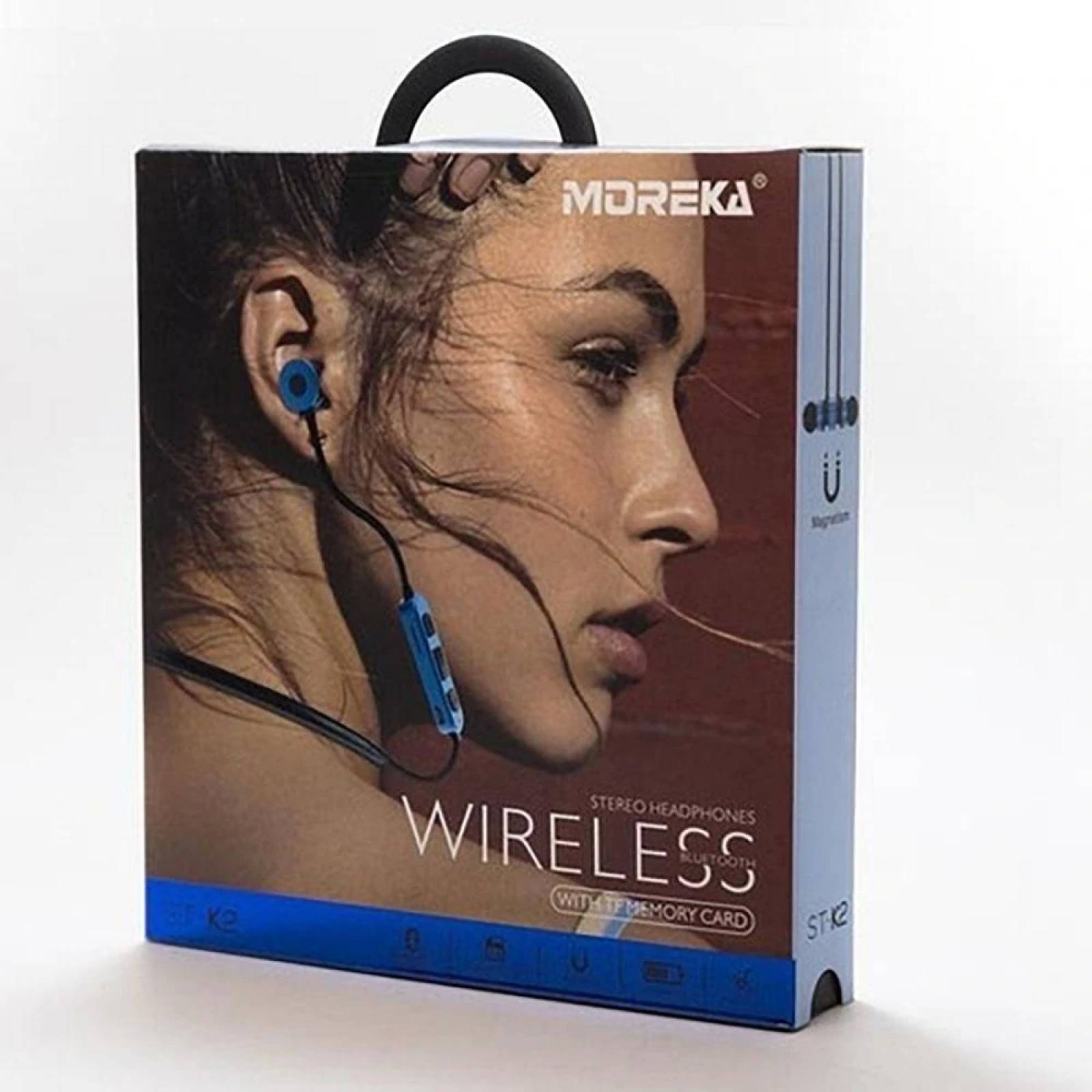 Audifonos Moreka ST-K2, Inalámbricos  Con Iman