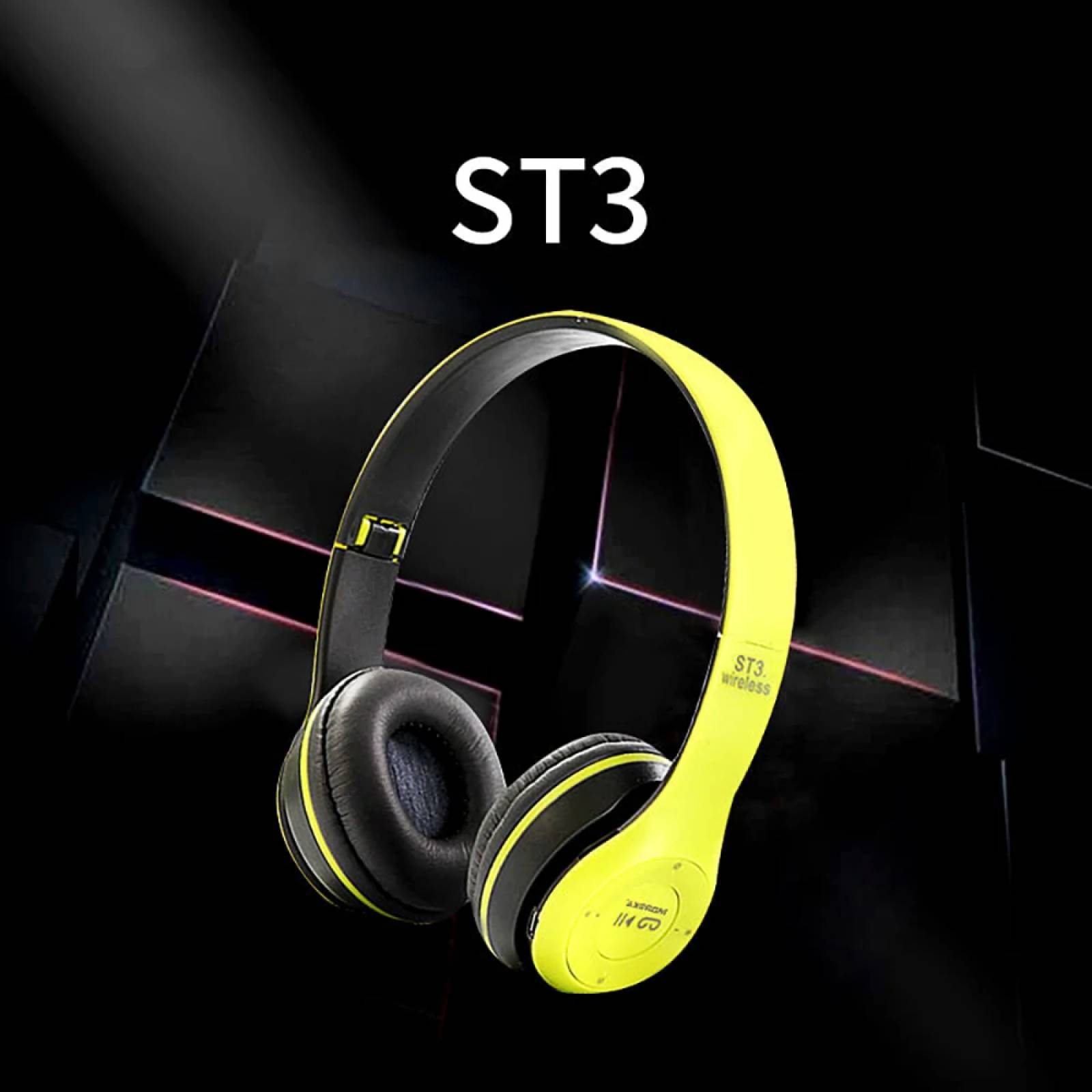 Audífonos Moreka ST3, Inalámbricos, Diadema, Bluetooth, Micro SD