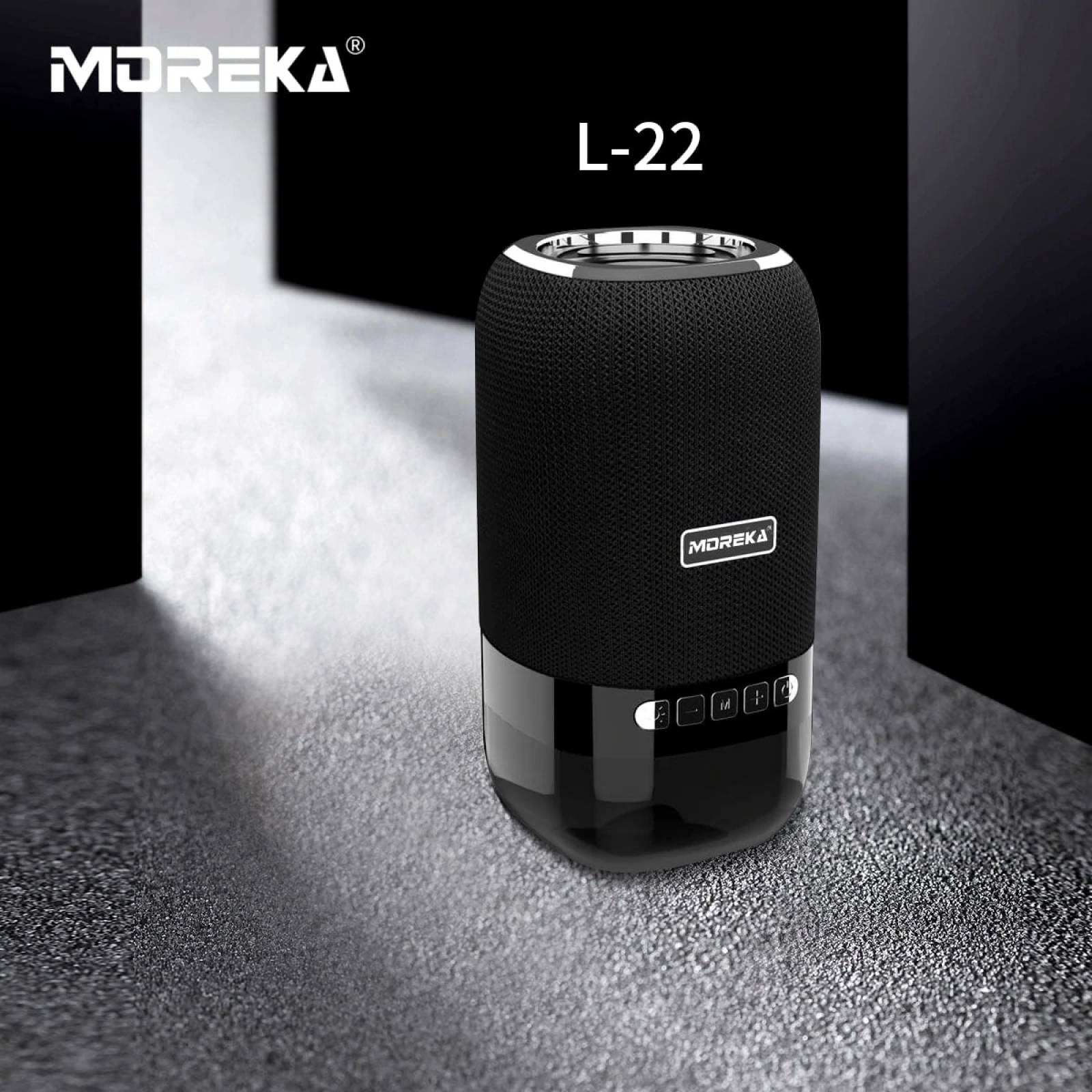 Bocina LED Moreka L-22, Bluetooth, Radio, Micro SD.