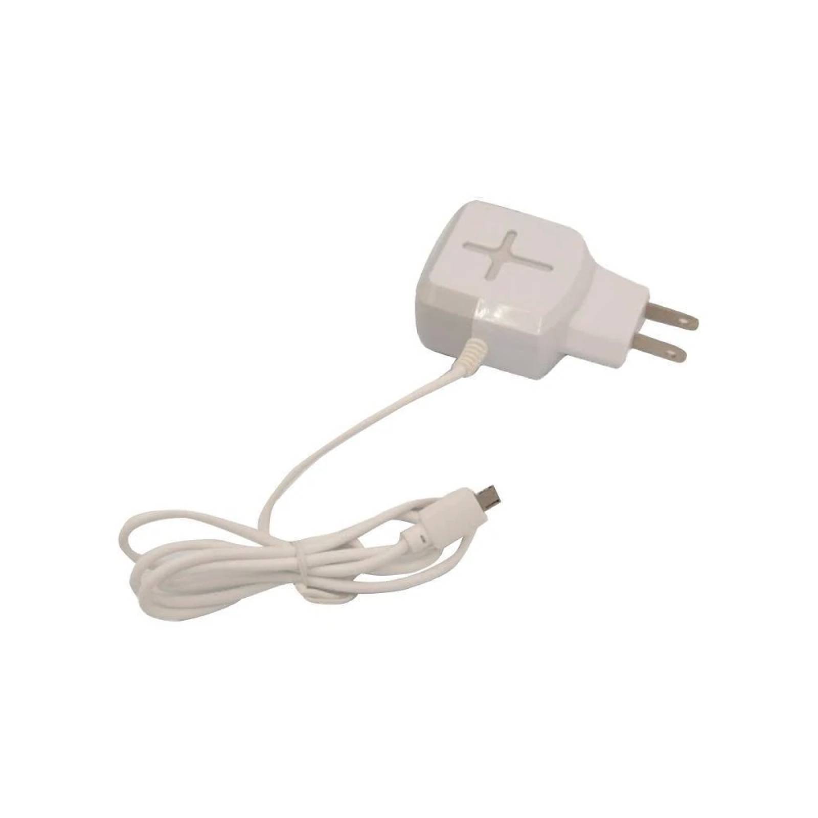 Cargador Moreka M-230,  4.1 A, 3 USB, Cruz, Caja y Bolsa, Cable Adherido V8 Microusb, Led