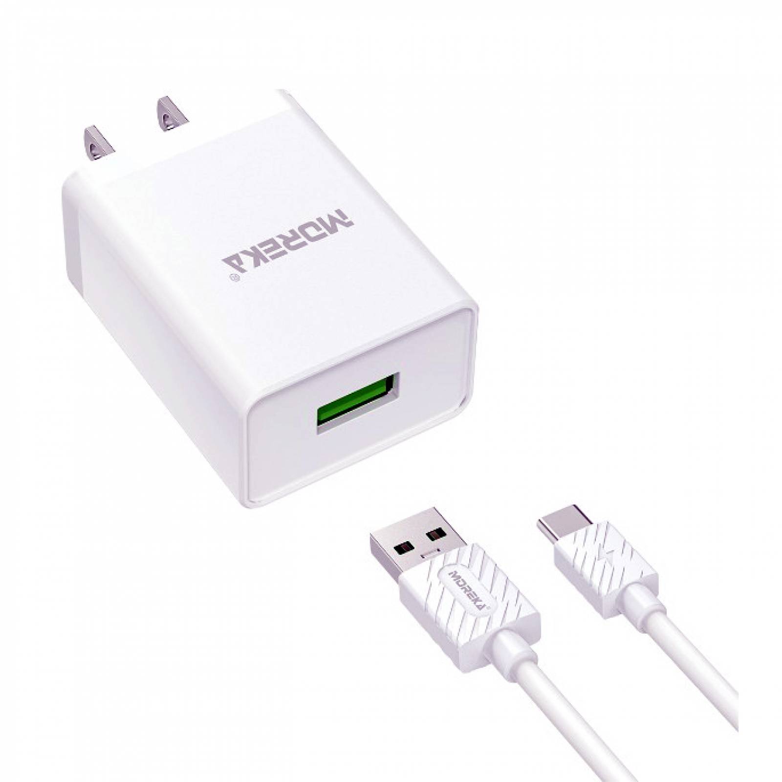 Cargador Moreka MR2611  2.0A Usb Cable Tipo C