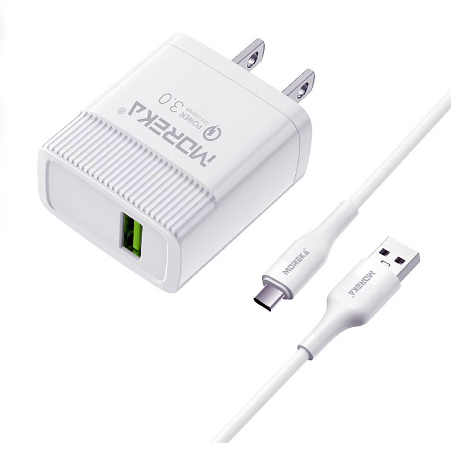Cargador Tipo C Moreka MR0926 18W Incluye Cable