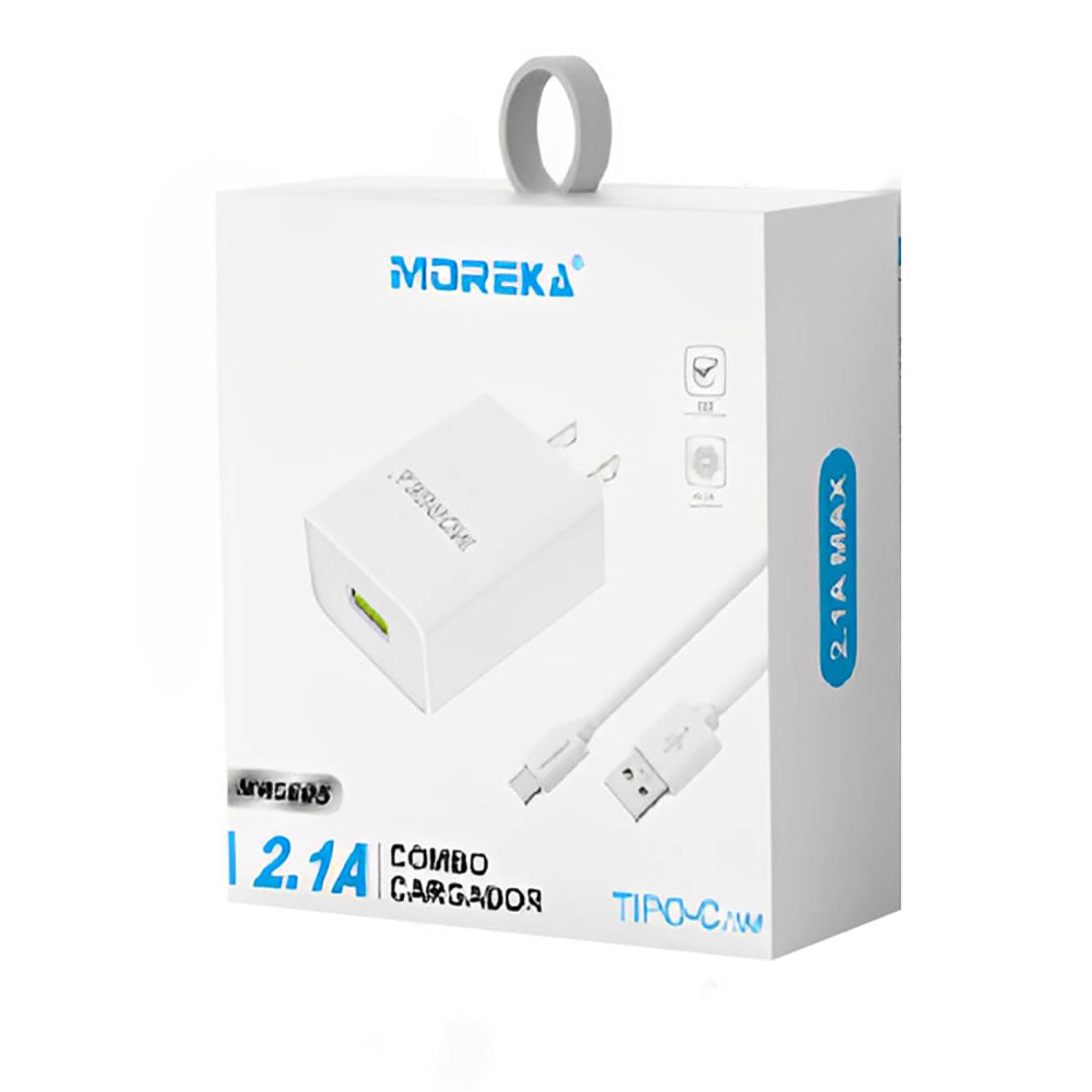 Cargador Tipo C Moreka MR2805 2.1A Incluye Cable