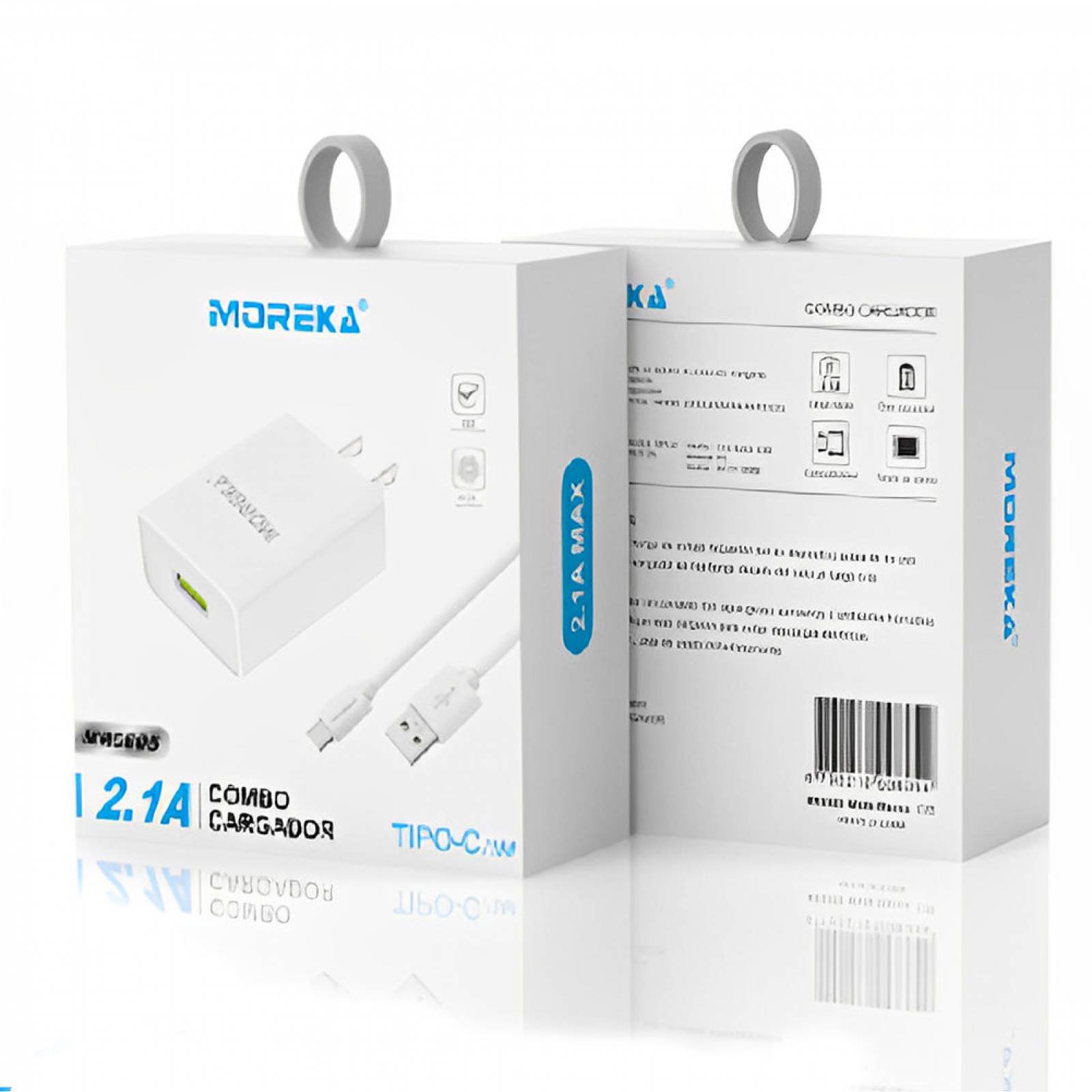 Cargador Tipo C Moreka MR2805 2.1A Incluye Cable