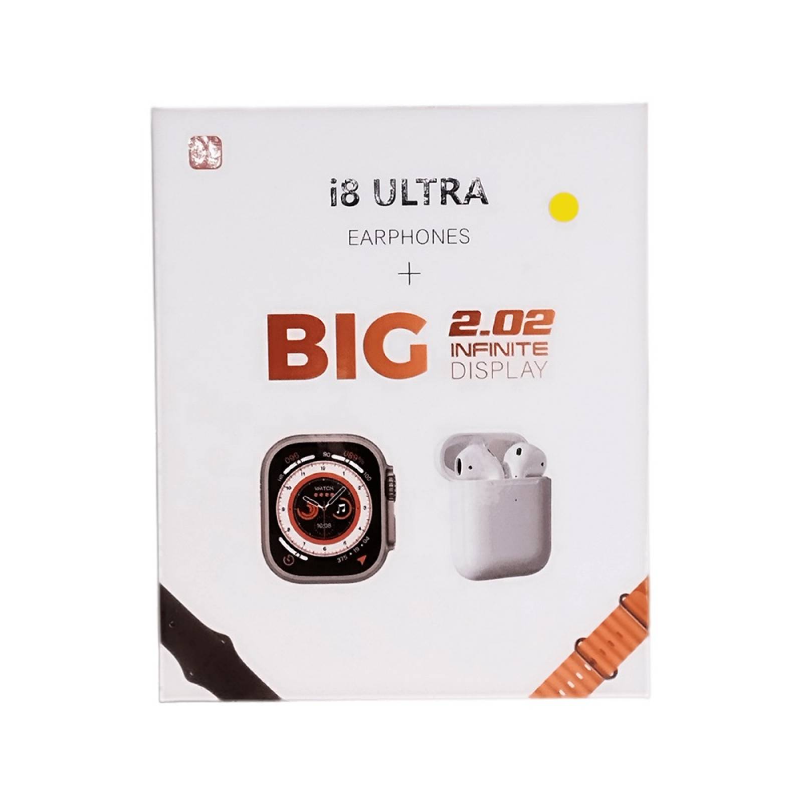 Smart Watch i8 ULTRA Naranja