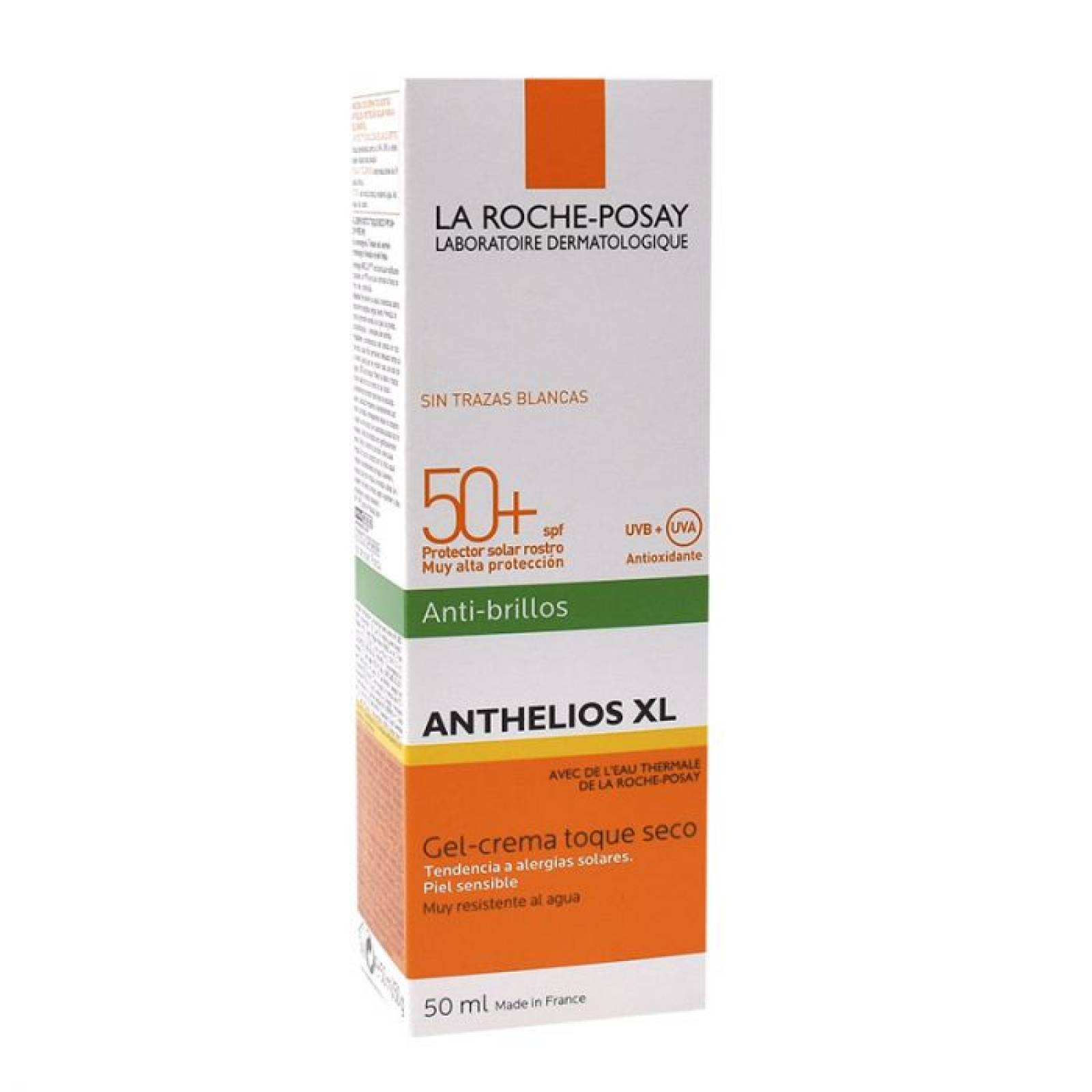 La Roche Posay  Anthelios Gel-Crema Toque Seco Con Color Spf 50+ 50 ml