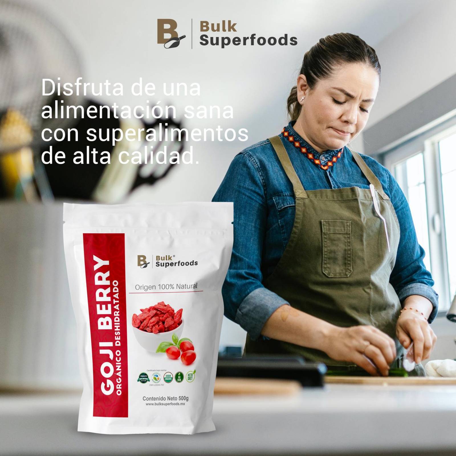 Goji Berries | 500g | Goji Berry 100% Orgánico y Natural |Bayas de Goji Orgánicas | Fruta Deshidrata