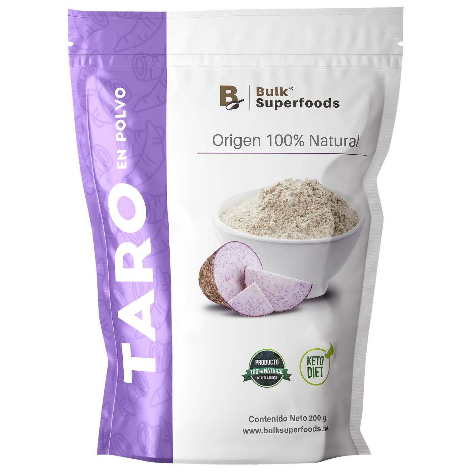 Taro en Polvo 200g-100% Natural | Keto Diet | Taro Powder. 