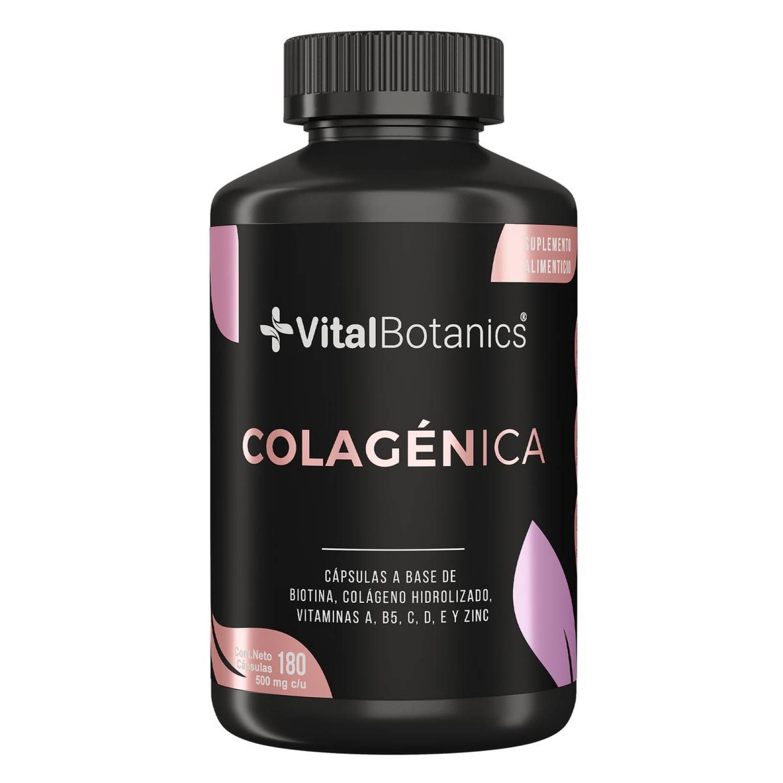Colágeno Hidrolizado C Biotina 180 Capsulas | Vitalbotanics 