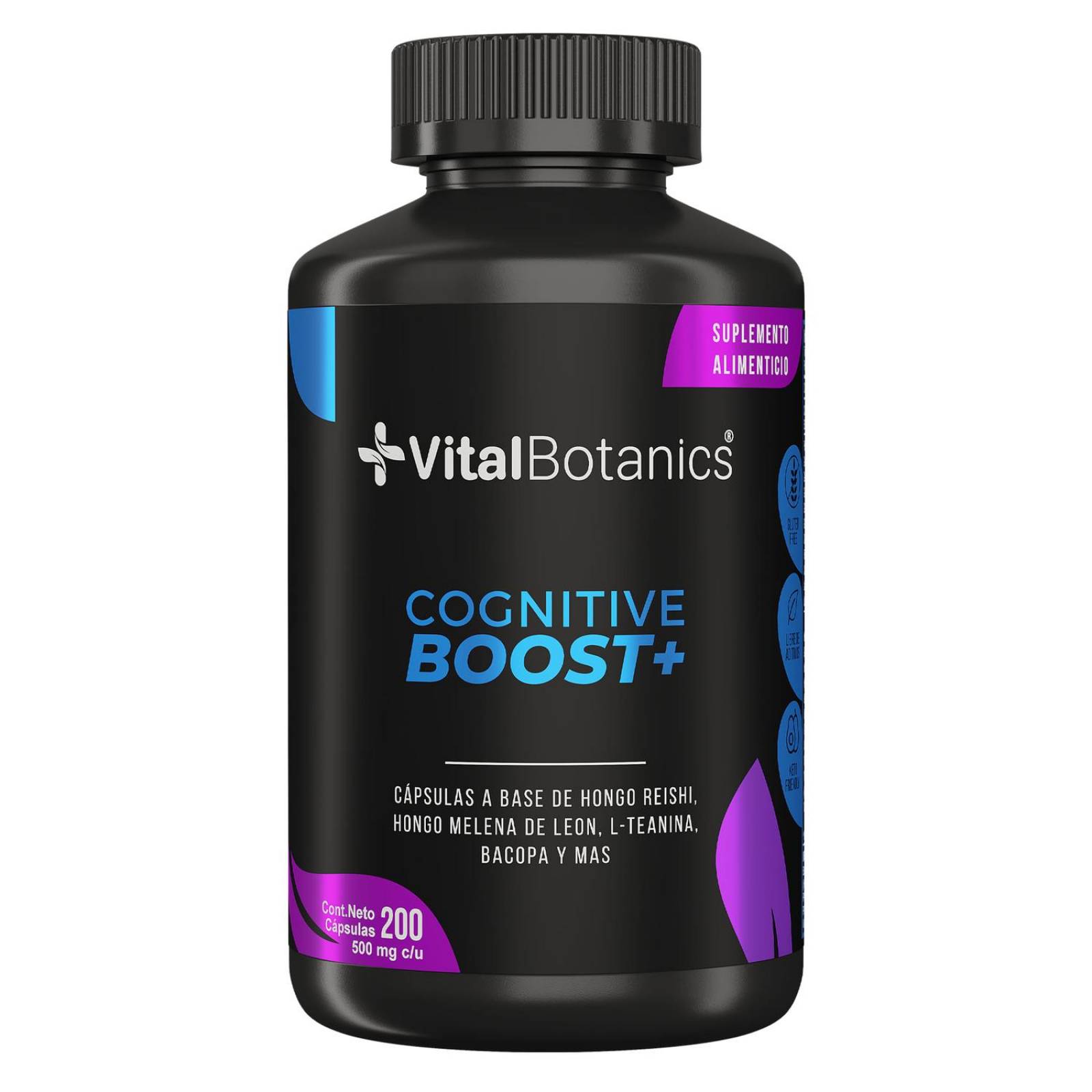 Cognitive Boost + Plus Nootropico 200 Caps | Vitalbotanics 