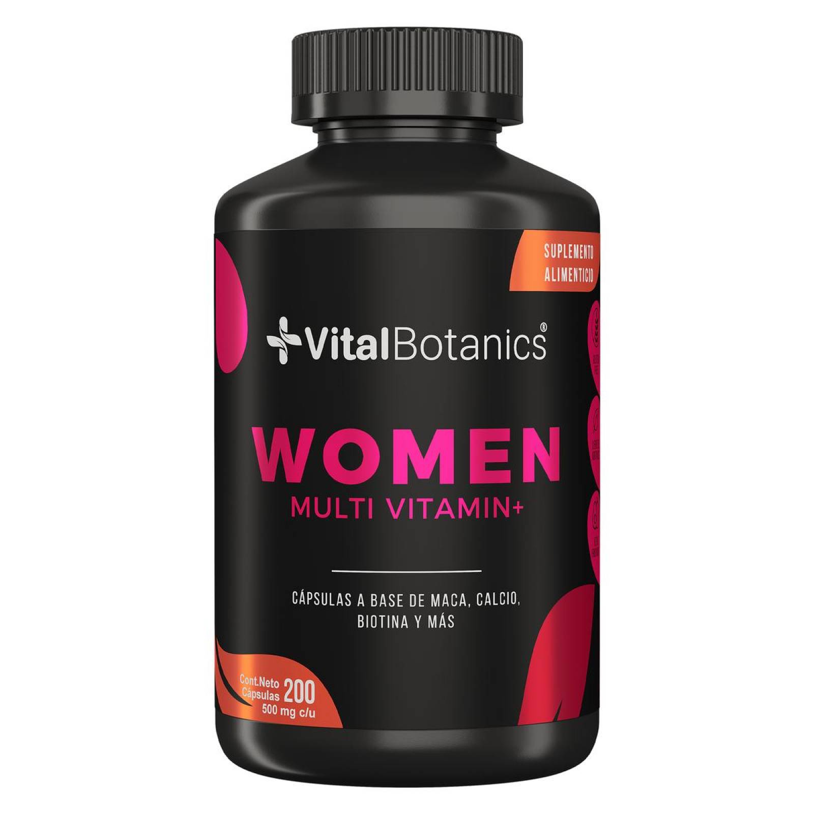 Multivitaminico Mujer Con Colageno 200 Caps | Vitalbotanics 