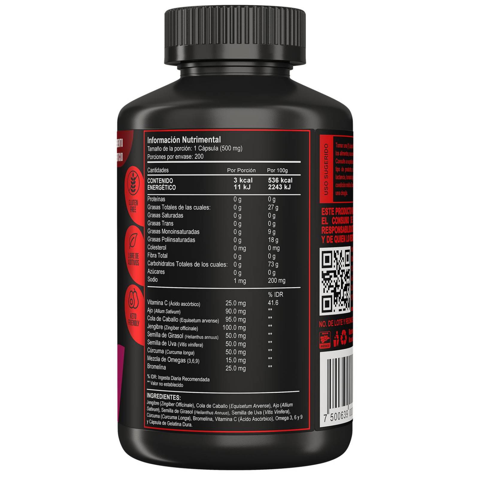 Active Circulation 200 Capsulas | Vitalbotanics 