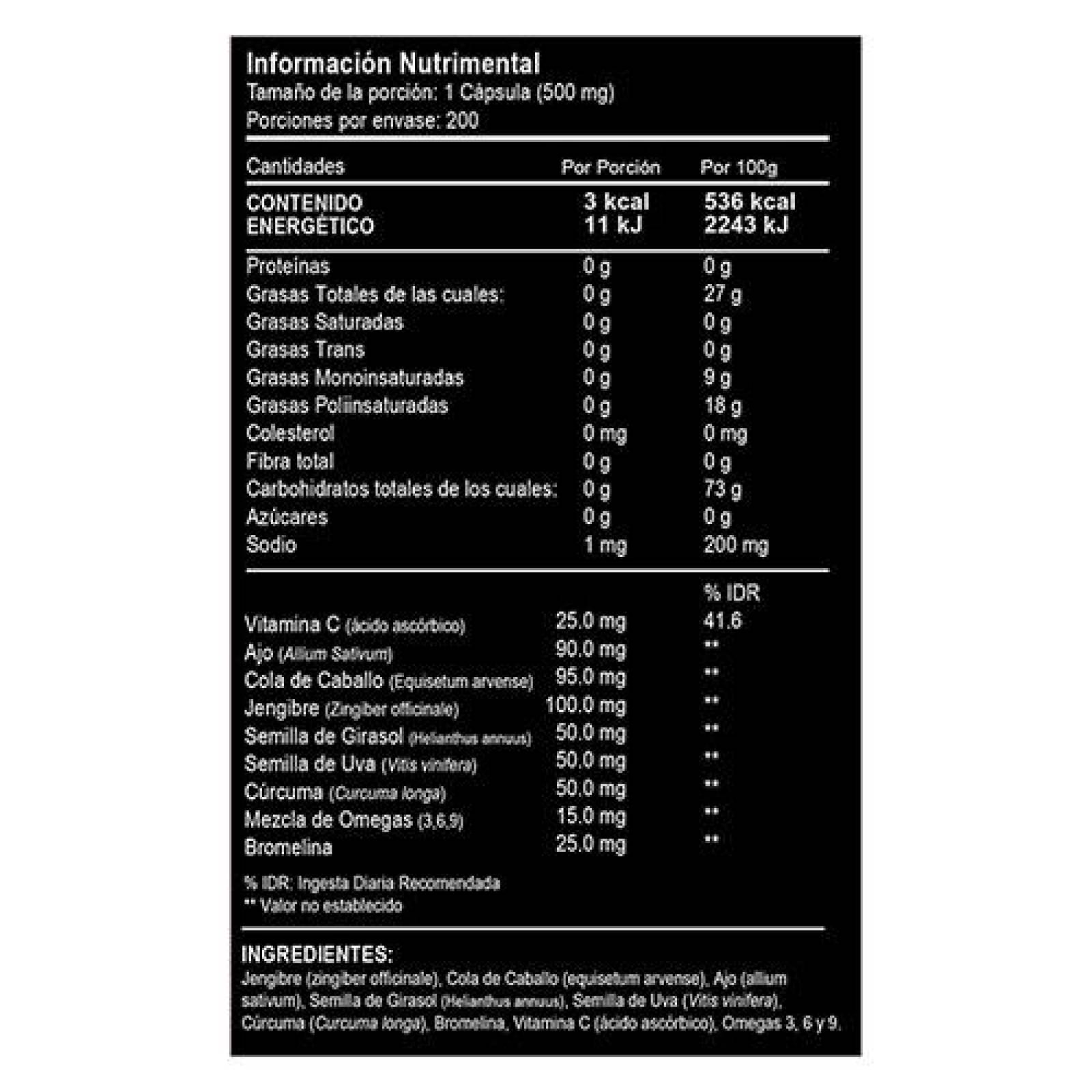 Active Circulation 200 Capsulas | Vitalbotanics 