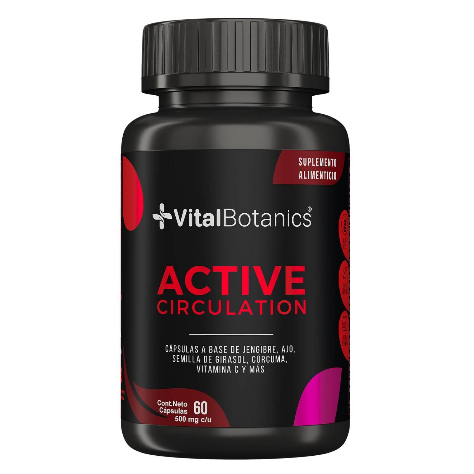 Active Circulation 60 Capsulas Suplemento Multivitamínico