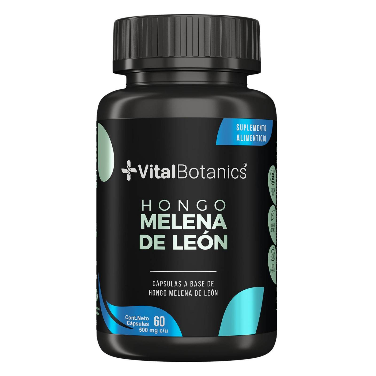 Hongo Melena de Leon 60 capsulas Suplemento Nootropico Cerebral de Hongo.