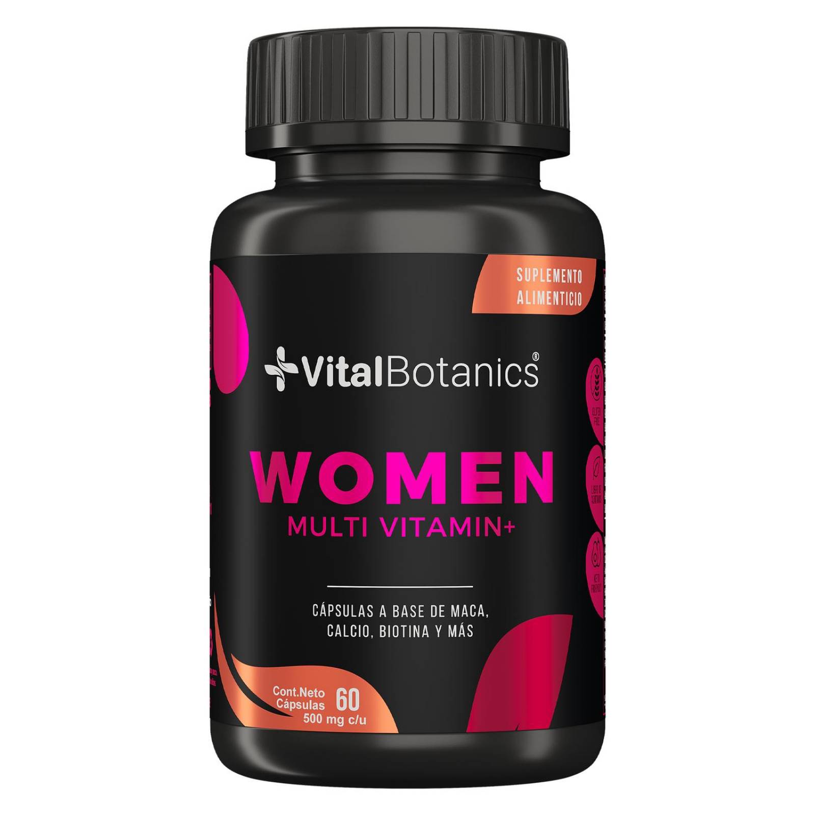 Women Multivitamin | 60 capsulas | con Colágeno Hidrolizado. 