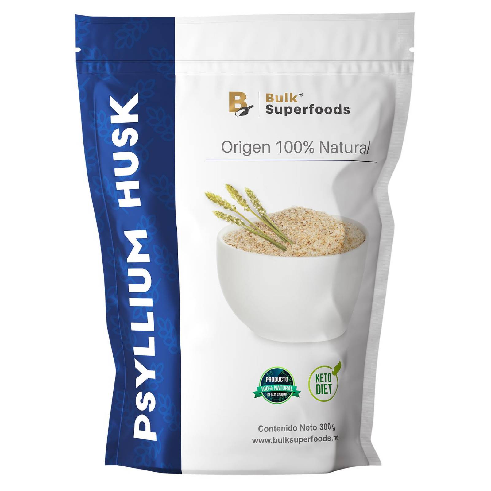 Psyllium Husk 300gr | Psyllium Orgánico | 100% Natural y Saludable |Cáscara de Psyllium | Healthy. 