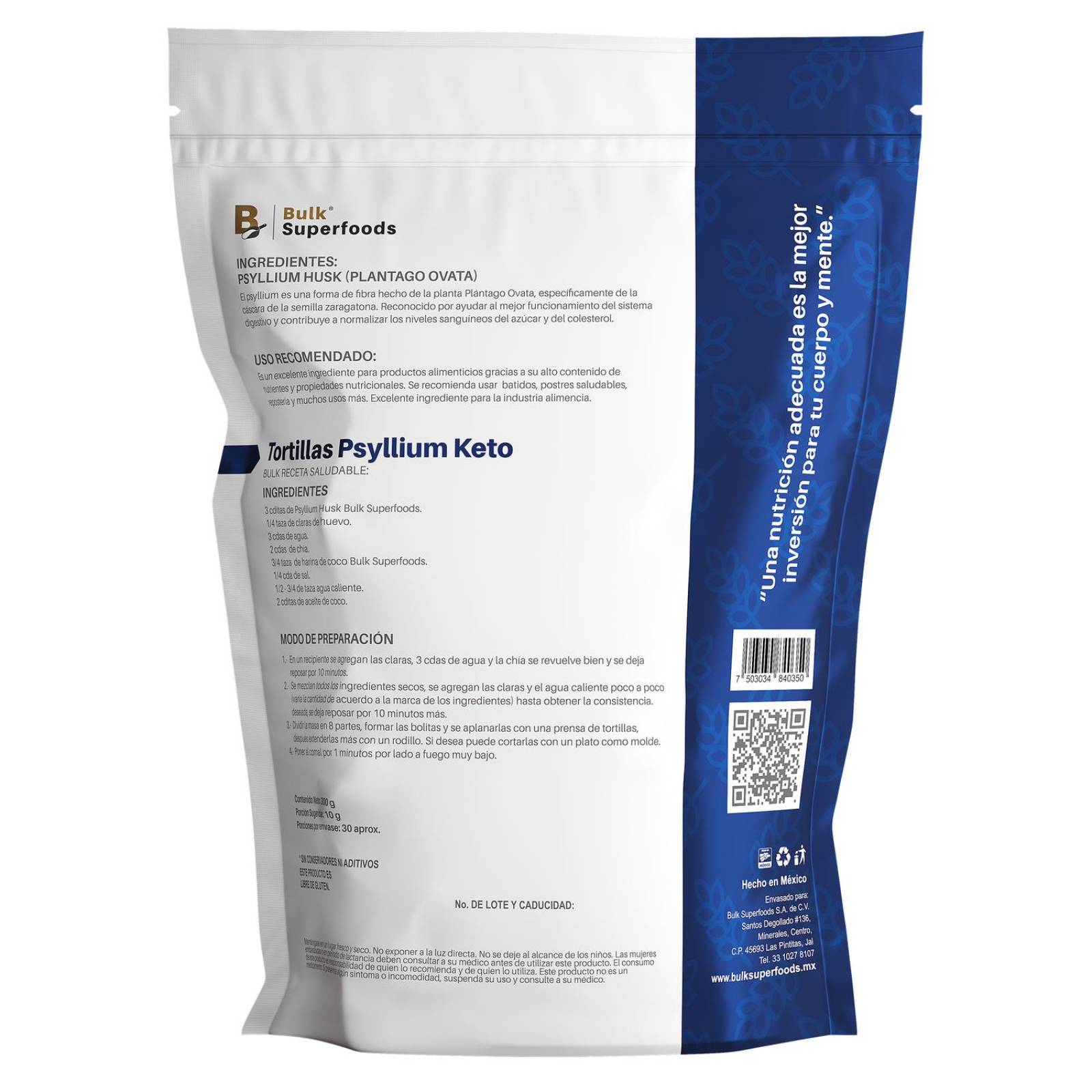 Psyllium Husk 300gr | Psyllium Orgánico | 100% Natural y Saludable |Cáscara de Psyllium | Healthy. 