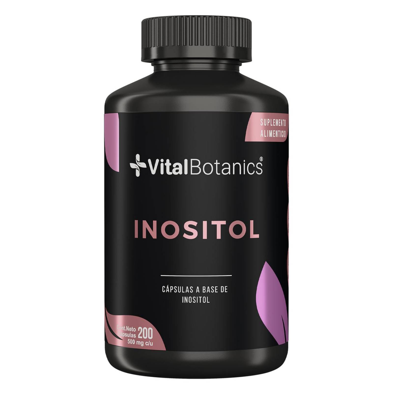 Inositol Puro 500mg Con 200 Caps | Suplementos Vitalbotanics
