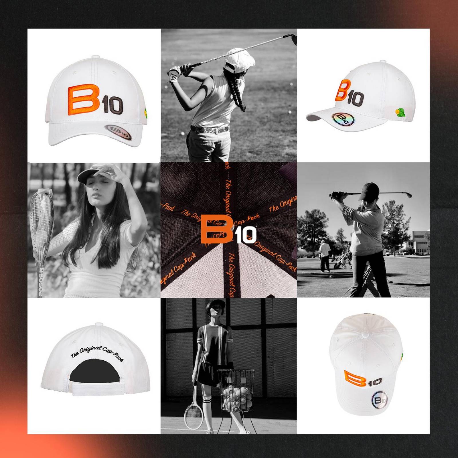 Gorras Unisex B10 Gorras Deportivas Con Bolsillo Secreto Ideales para Golf unitalla Blanco B10-B
