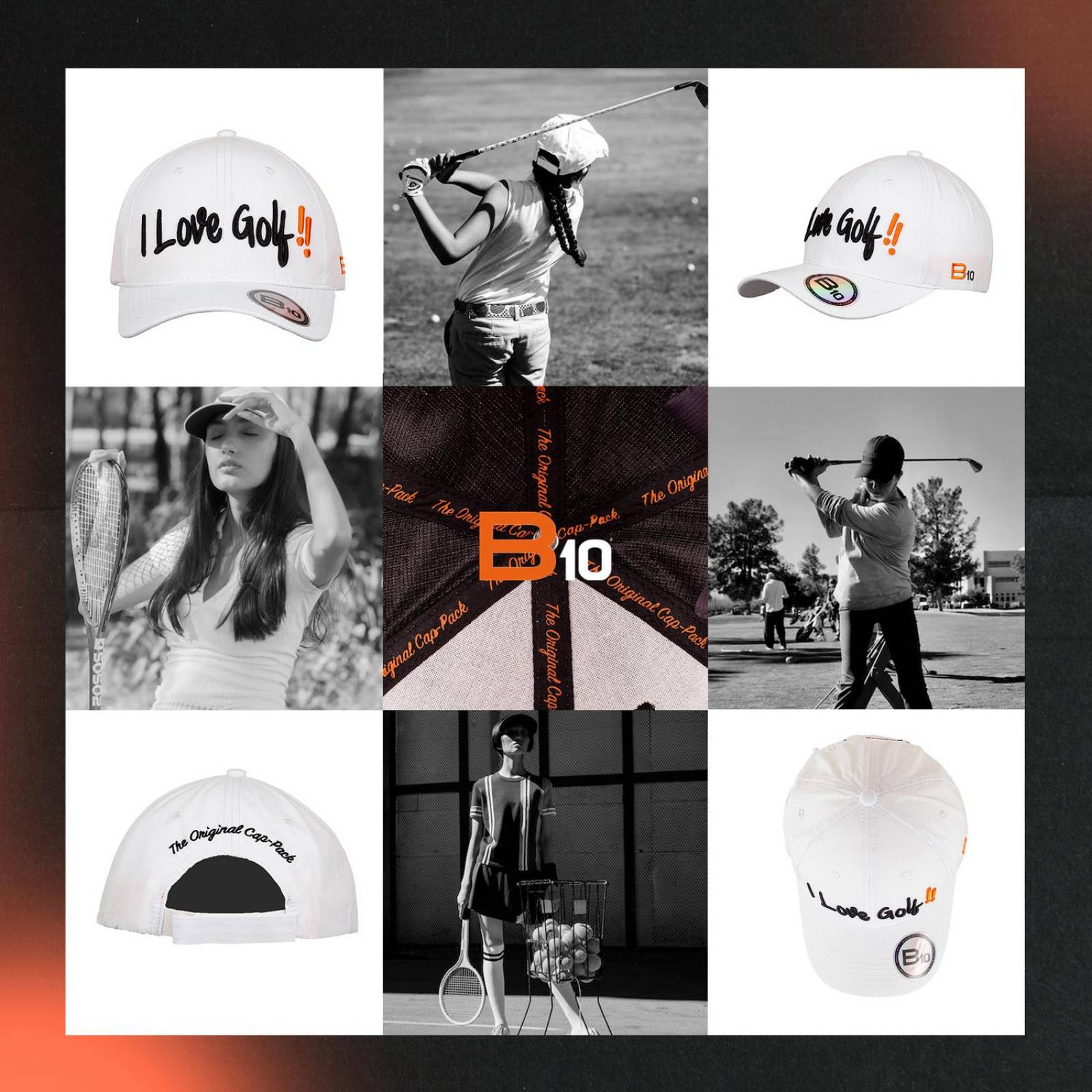 Gorras Unisex B10 Gorras Deportivas Con Bolsillo Secreto Ideales para Golf Golf-B unitalla Blanco