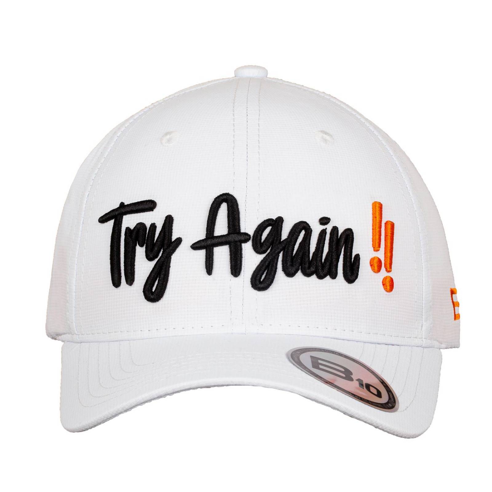 Gorras Unisex B10 Gorras Deportivas Con Bolsillo Secreto Ideales para Golf unitalla Blanco Try Again