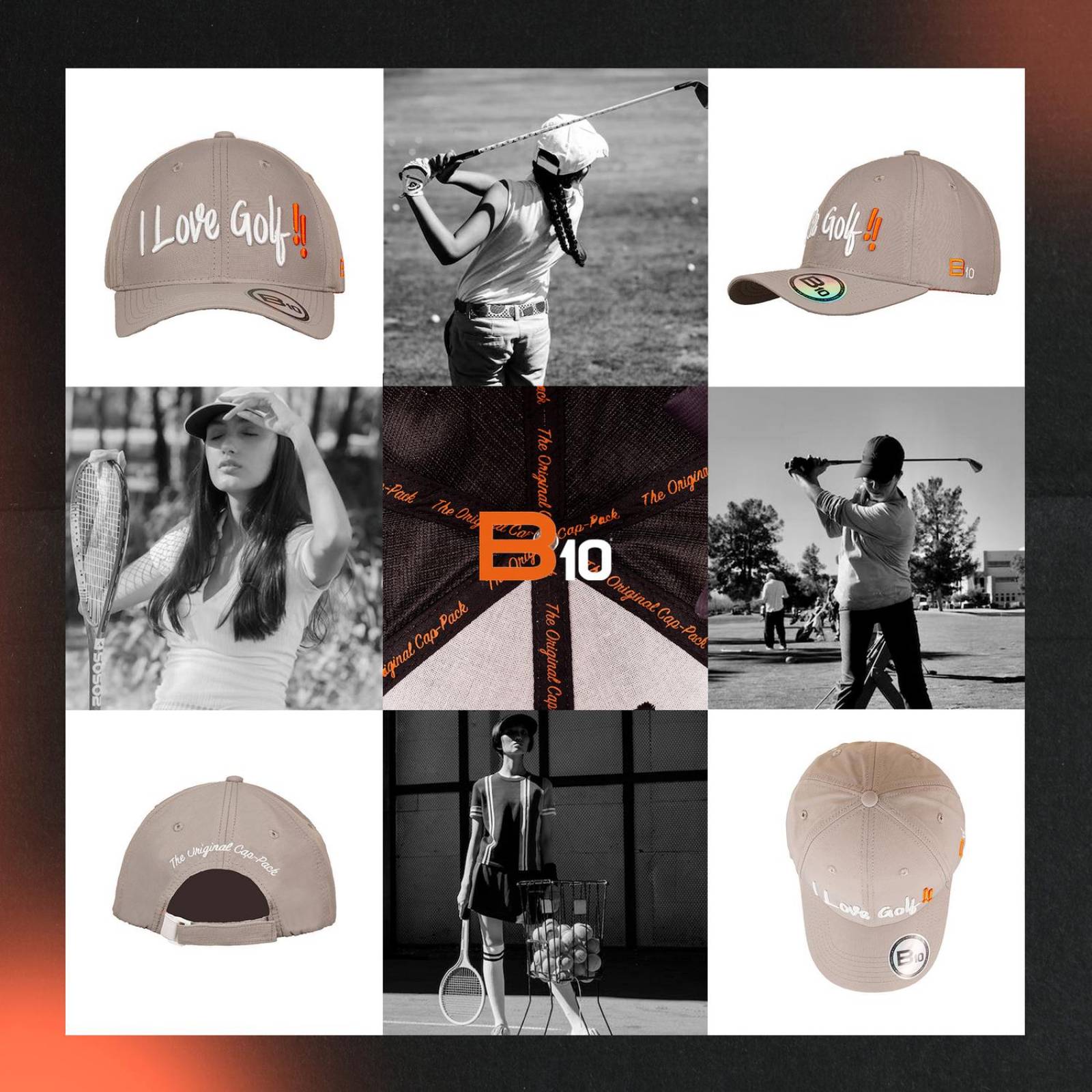 Gorras Unisex B10 Gorras Deportivas Con Bolsillo Secreto Ideales para Golf Golf-G unitalla Gris