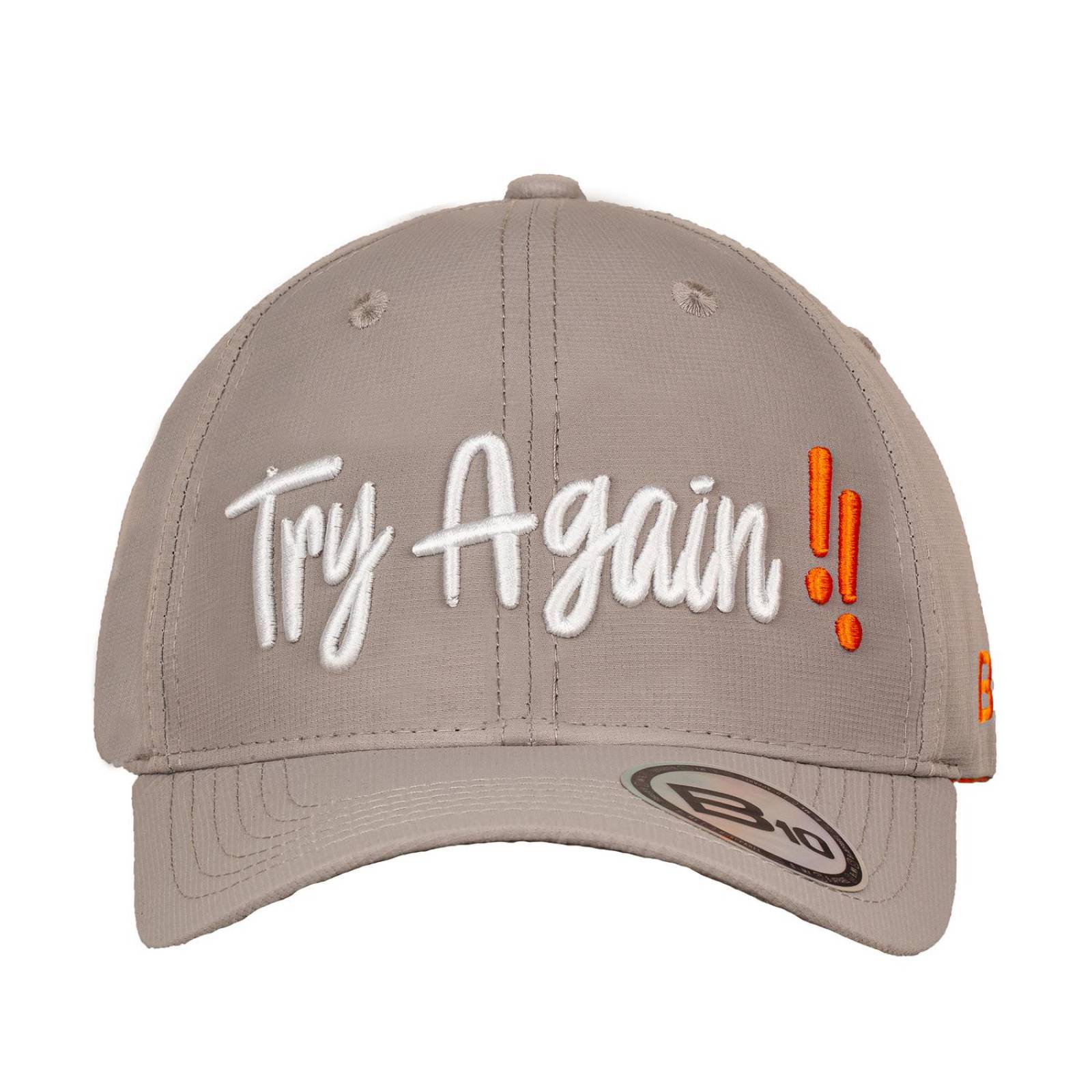 Gorras Unisex B10 Gorras Deportivas Con Bolsillo Secreto Ideales para Golf Try Again-G unitalla Gris