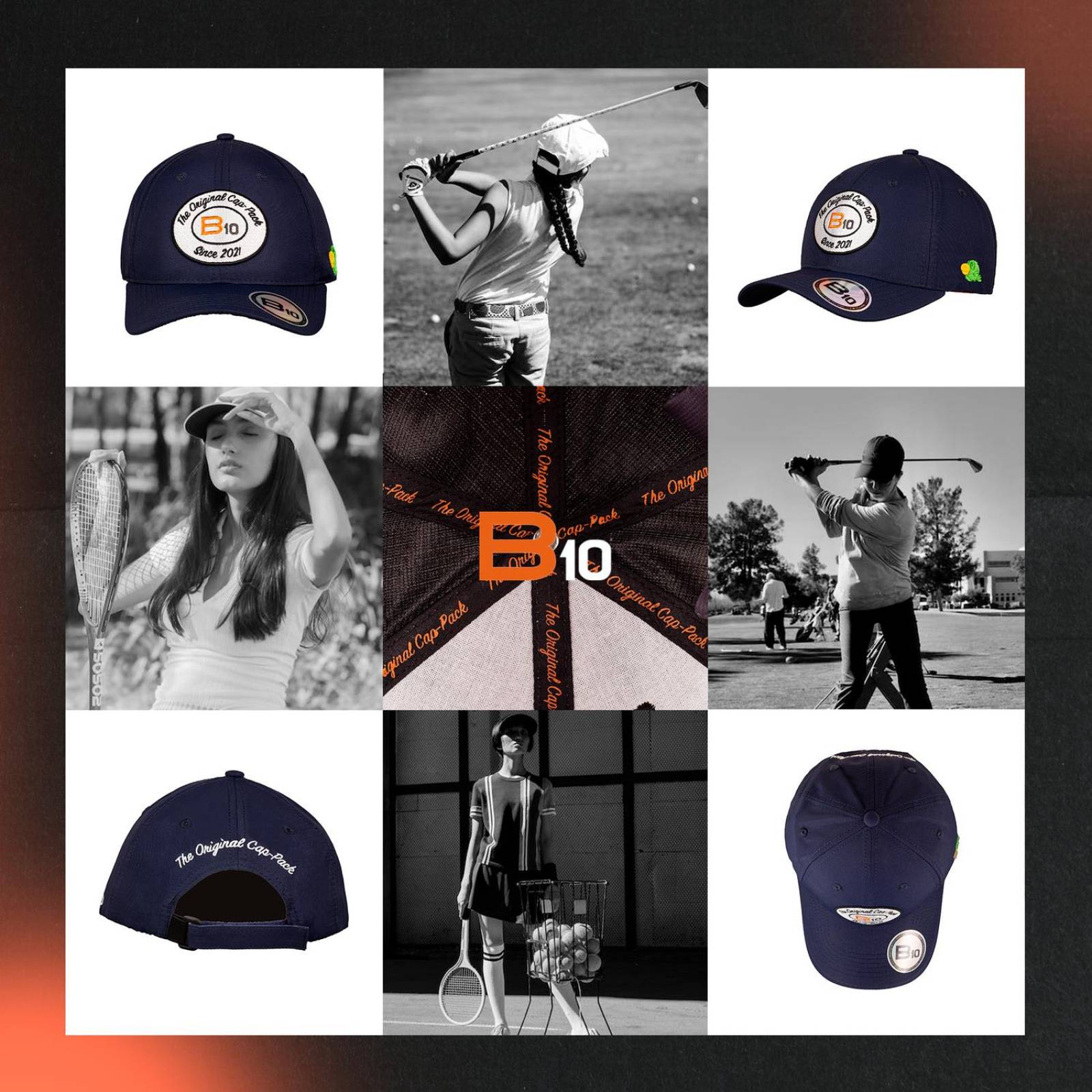 Gorras Unisex B10 Gorras Deportivas Con Bolsillo Secreto Ideales para Golf Azul unitalla Ovalado-A