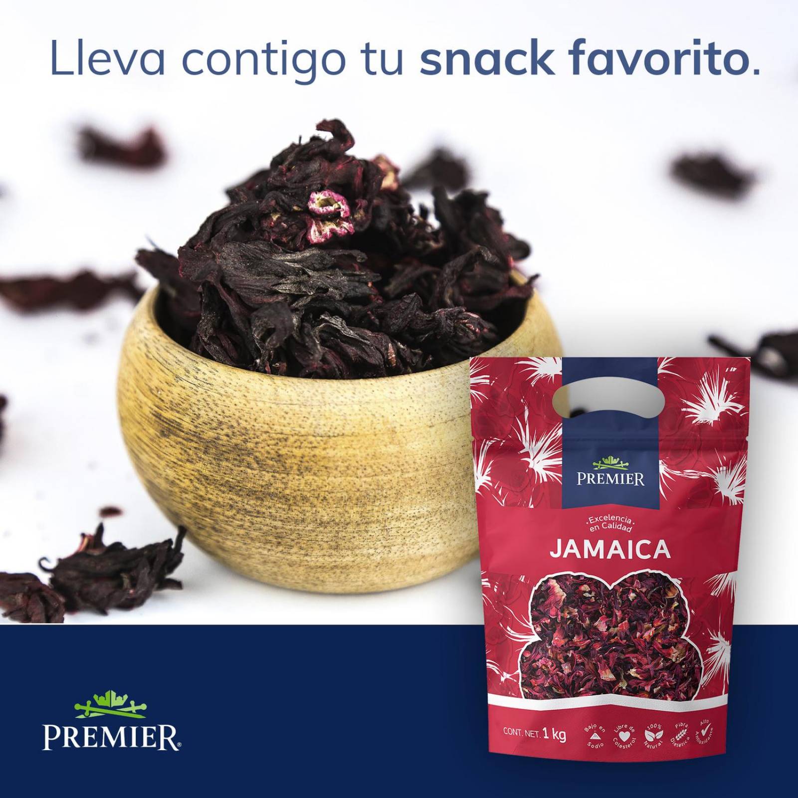 Flores de Jamaica 1kg | PREMIER | Te, Tisanas o Refrescos 
