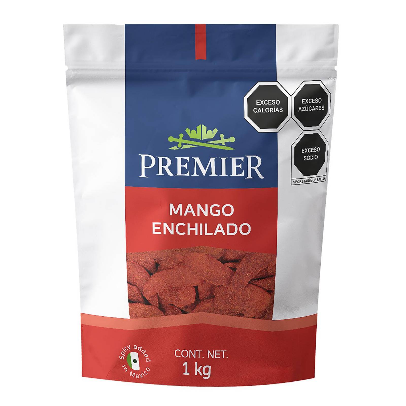 Mango Enchilado 1kg | PREMIER | Snacks Mangos Deshidratados 