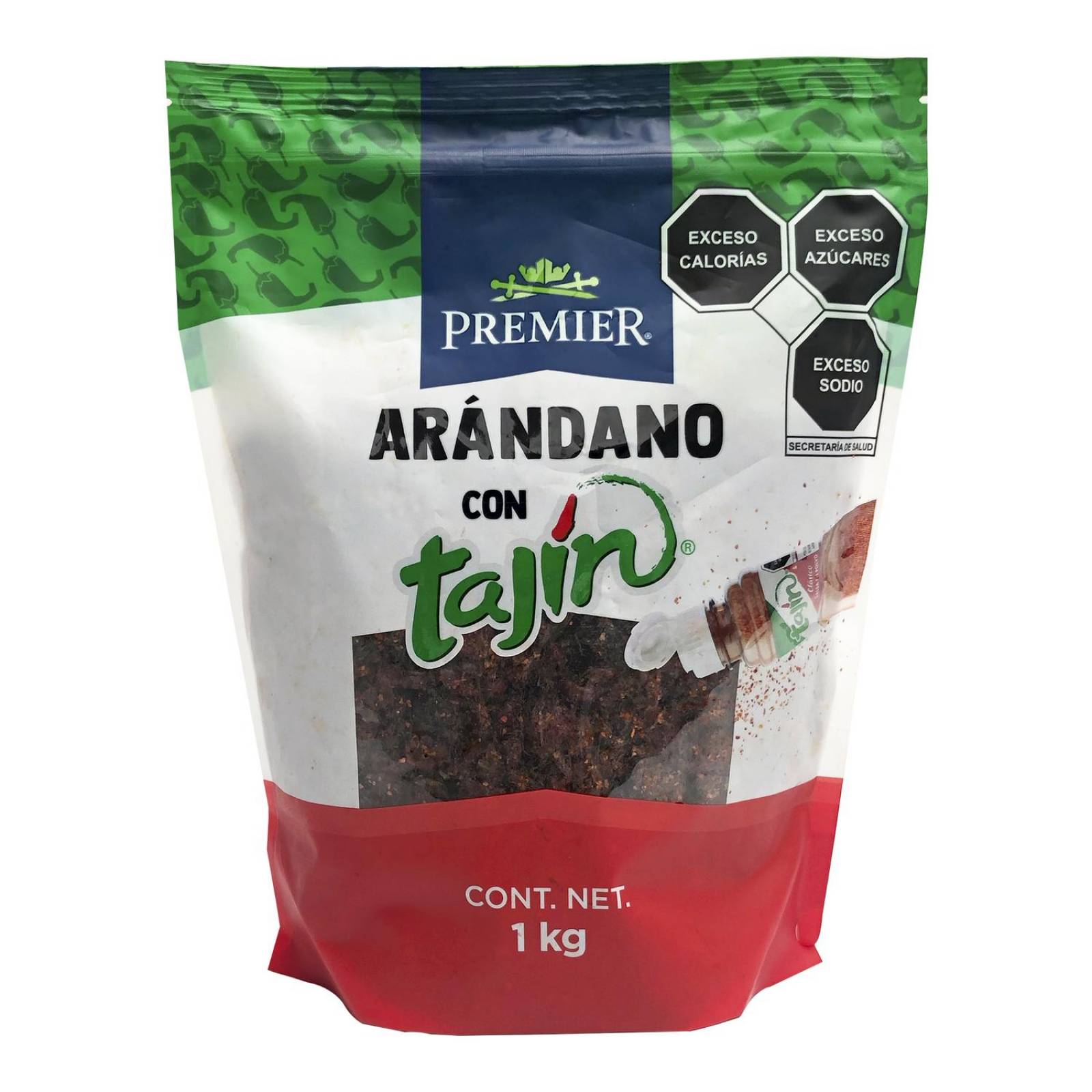 Arándanos Deshidratados Endulzados 1kg | PREMIER | Snacks Arandanos con Tajin