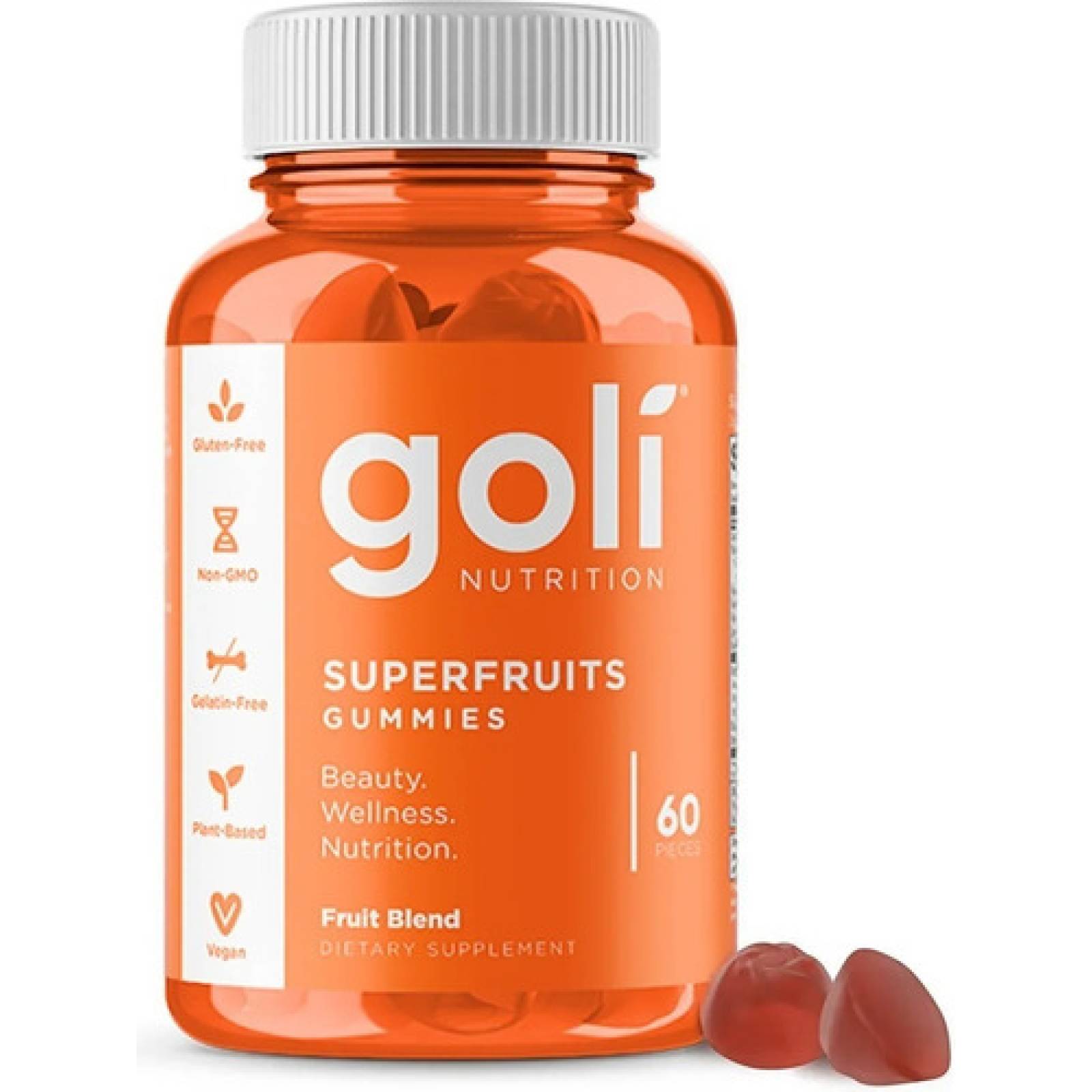 2 Pack Golí Gomitas Mezcla De Frutas 120 Pz 240g Superfruits