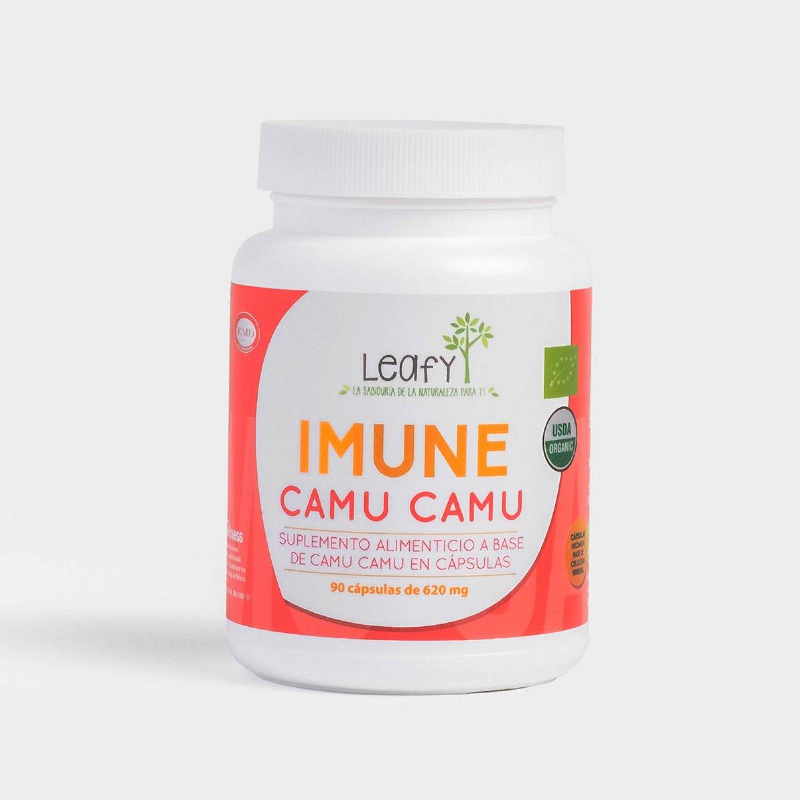 Cápsulas Imune Camu Camu Leafy 90 con capsulas de 620 mg 