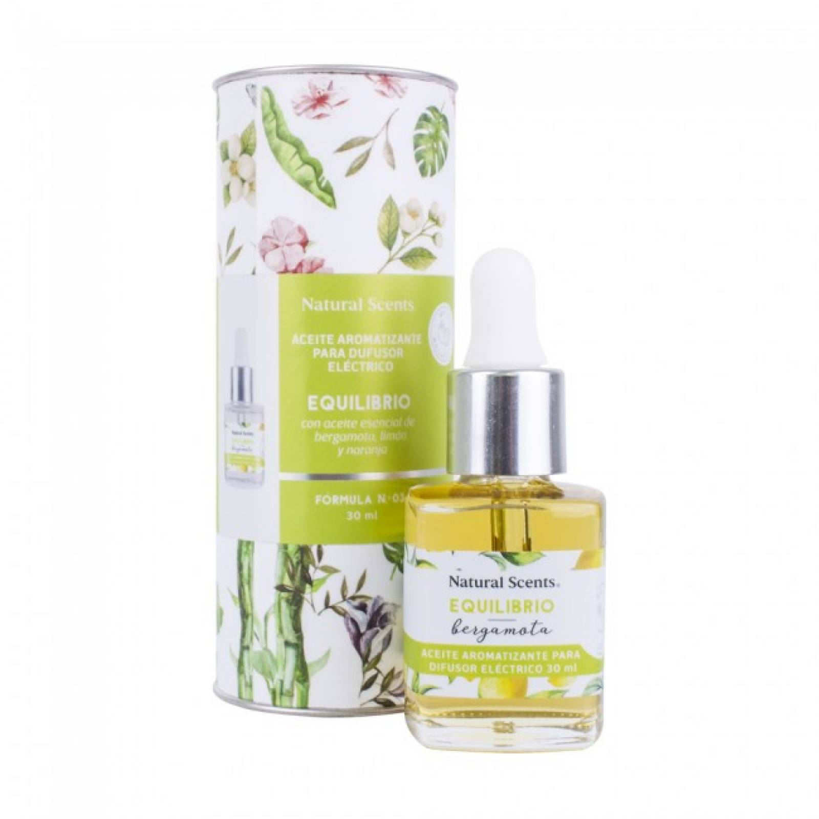 Aceite para Difusor Eléctrico Bergamota 30ml Natural Scents