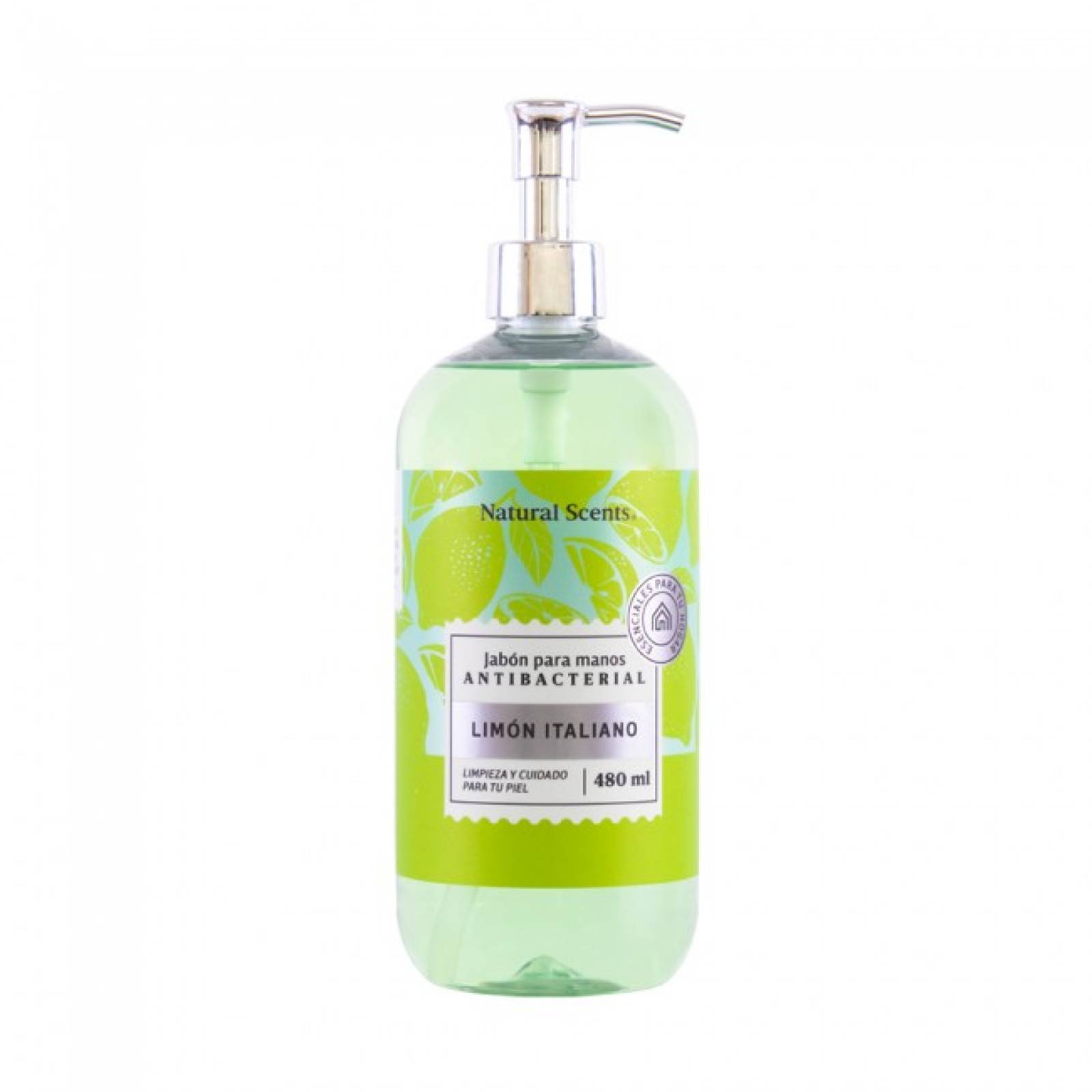 Jabón Antibacterial para Manos Limón Italiano 480ml Natural Scents