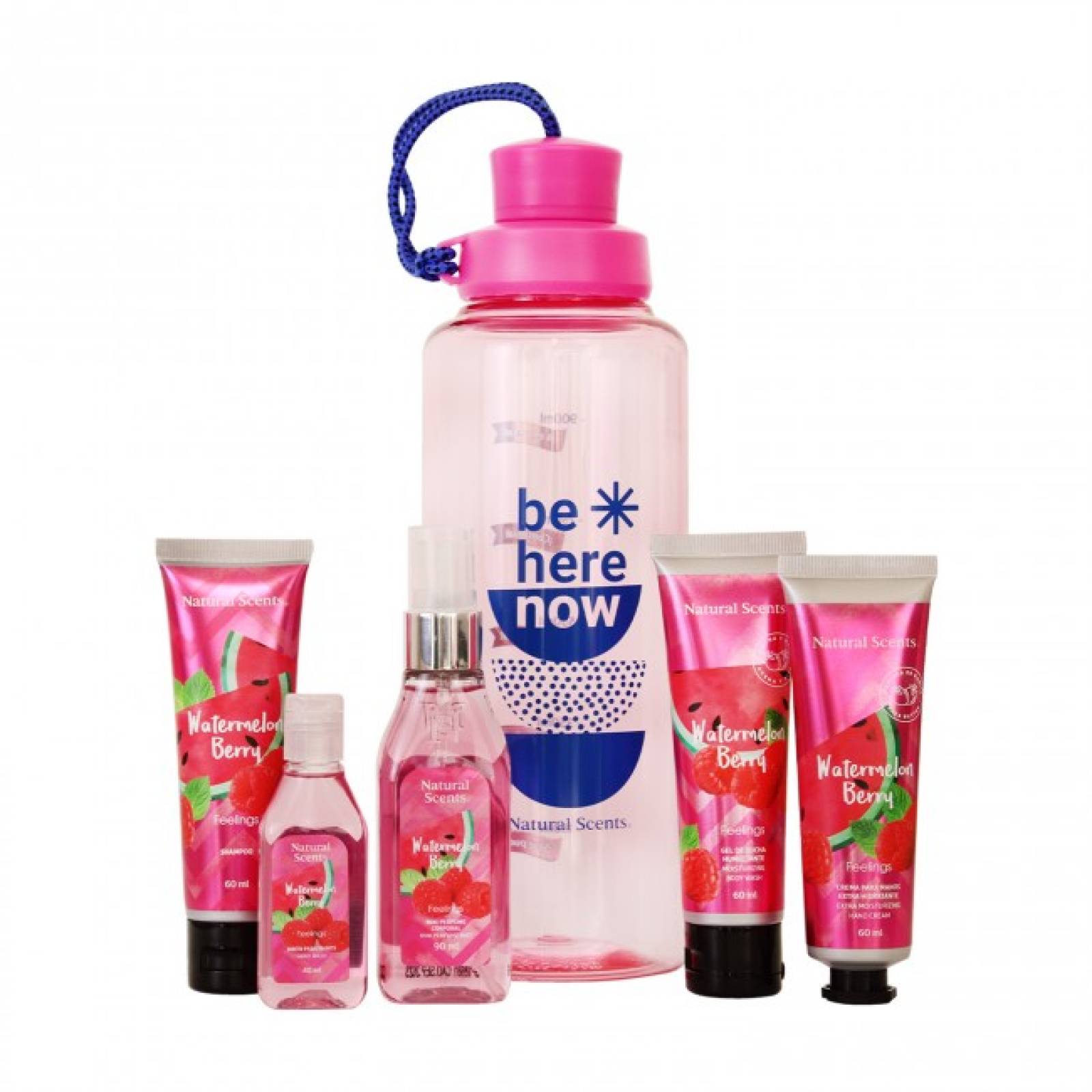 Kit Perfume de Mujer Watermelon Berry 3pzas Natural Scents