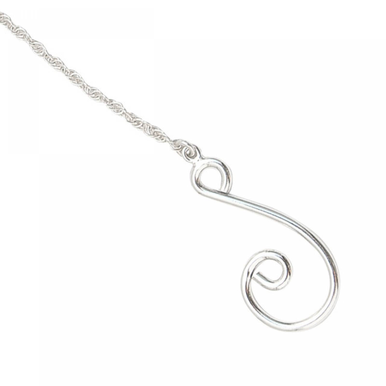 Gargantilla Rígida Espiral Marca Ketzalia De Plata Ley .925