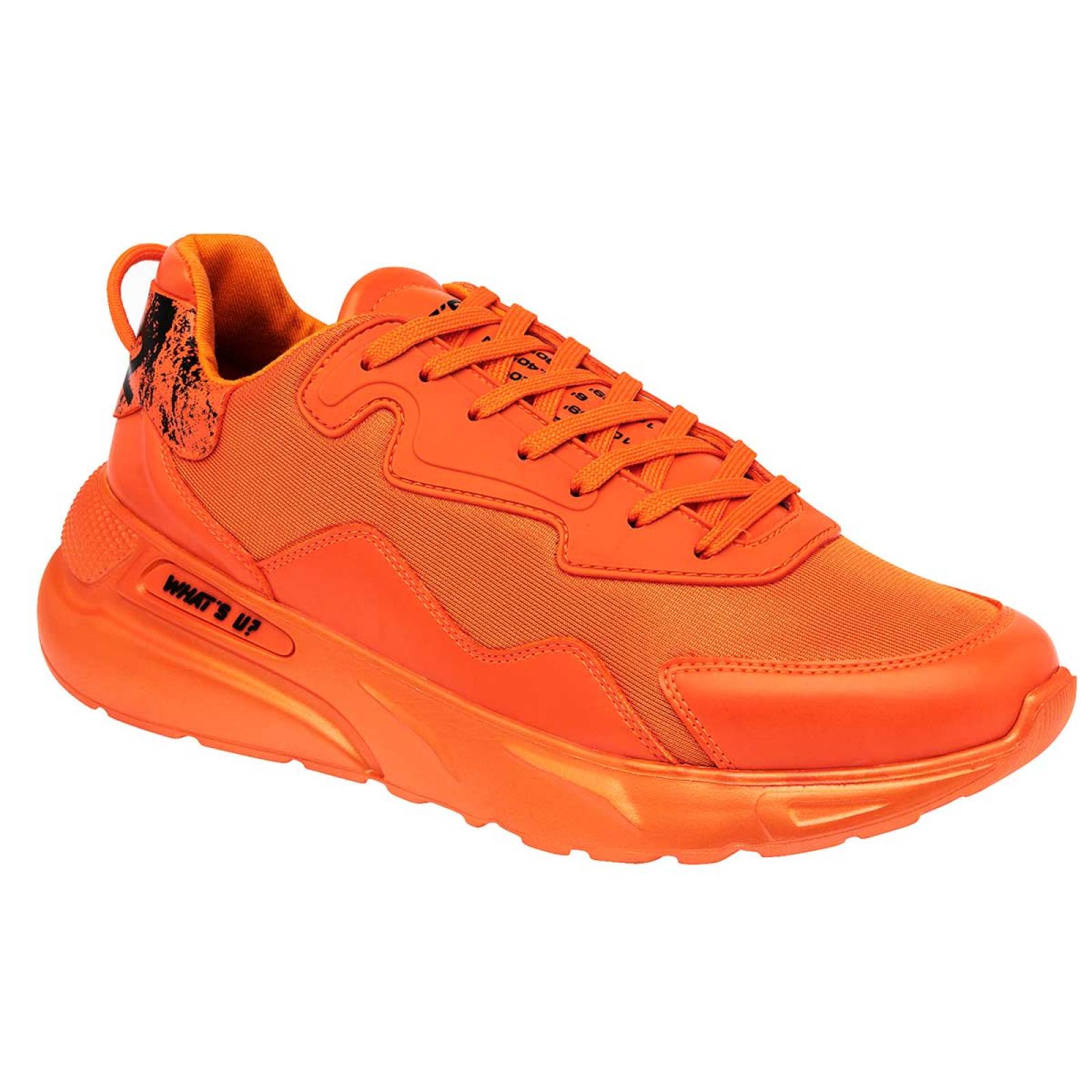 TENIS de Whats U Para Hombre en Naranja 326904 T4