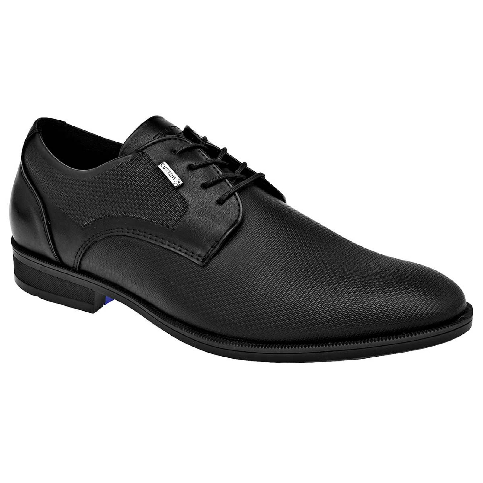 ZAPATO VESTIR de Negro total Para Hombre en Negro 4606 T4