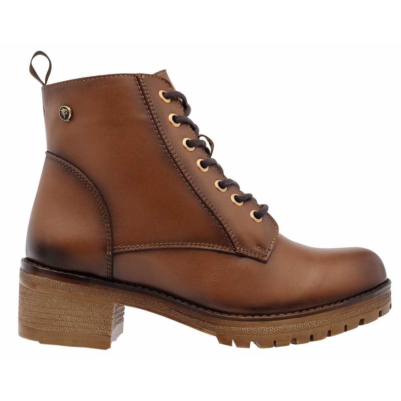 BOTIN de Verde tabaco Para Mujer en CAMEL 7152 T4